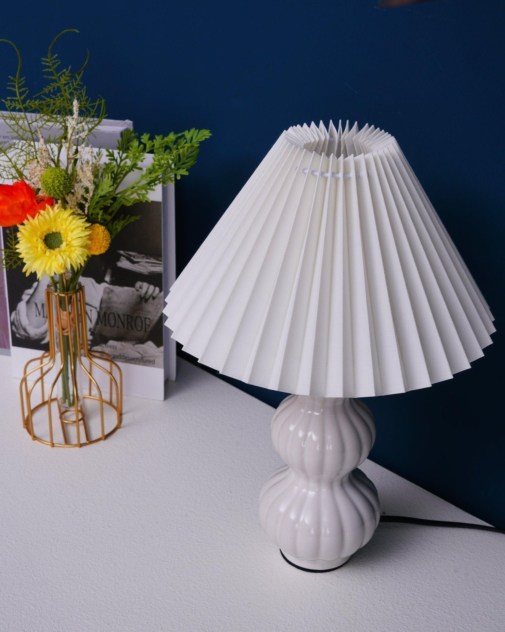 Serena Vintage Fabric Table lamp - Letslighting