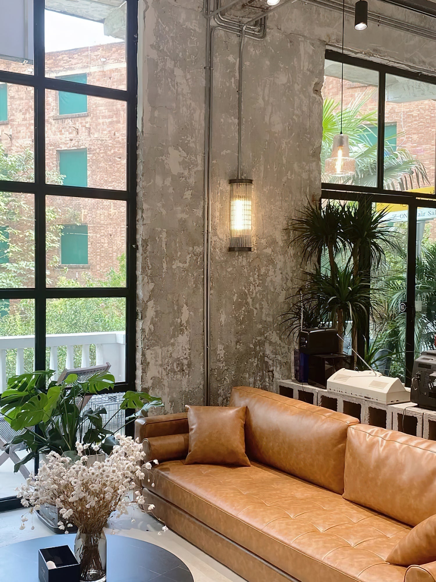 Armarila Vintage Industrial Crystal Wall Lamp - Letslighting