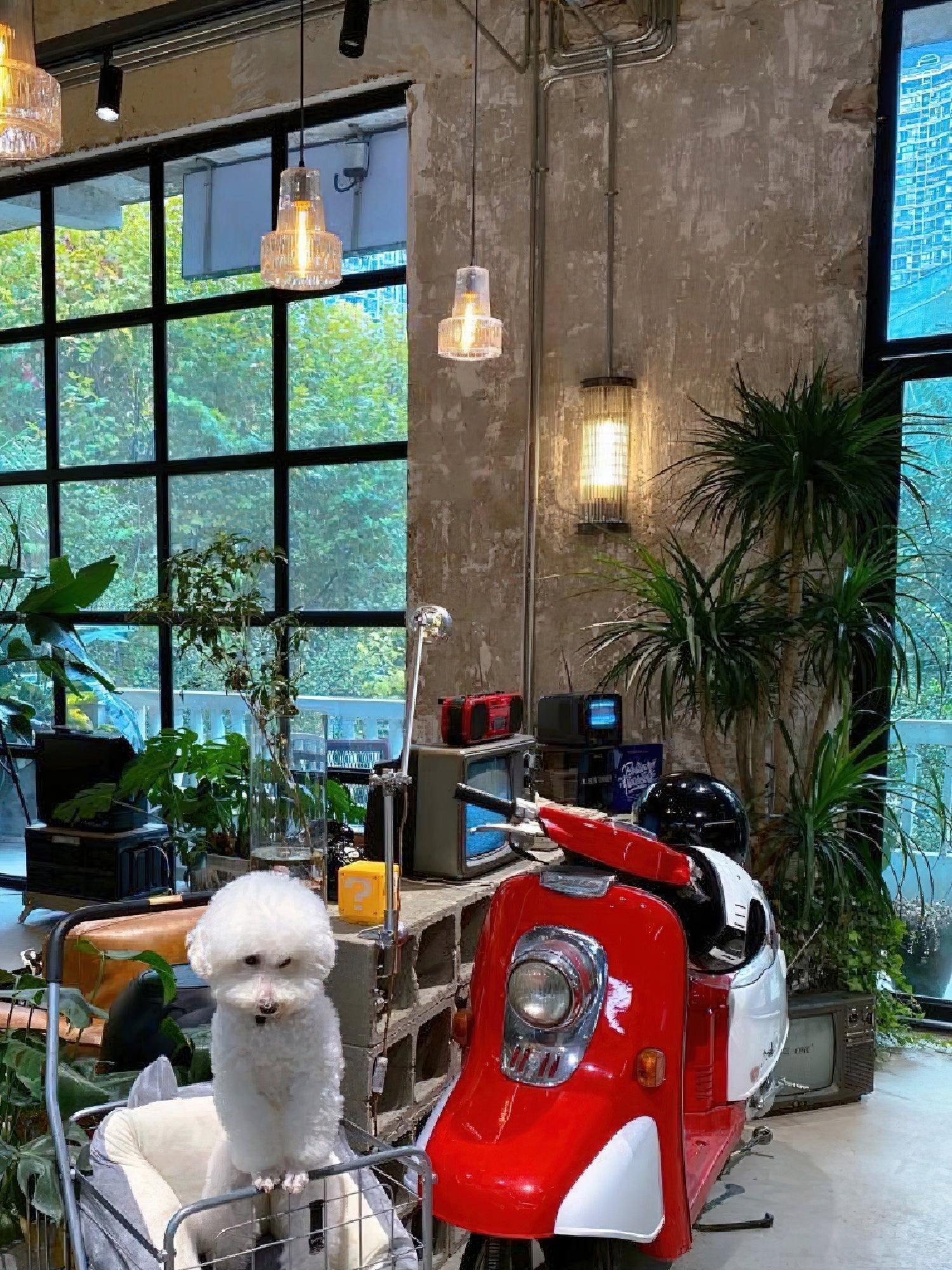 Armarila Vintage Industrial Crystal Wall Lamp - Letslighting