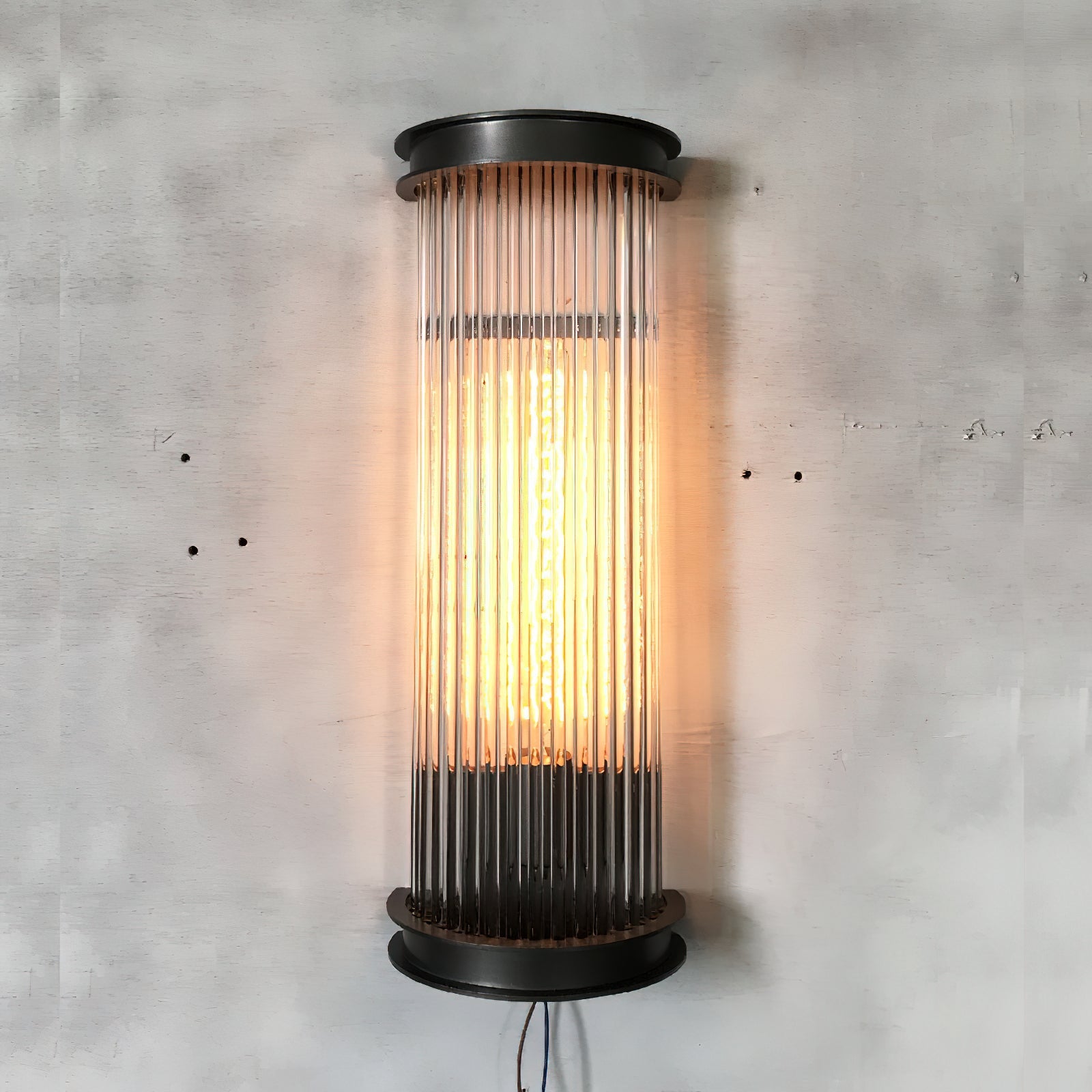 Armarila Vintage Industrial Crystal Wall Lamp - Letslighting