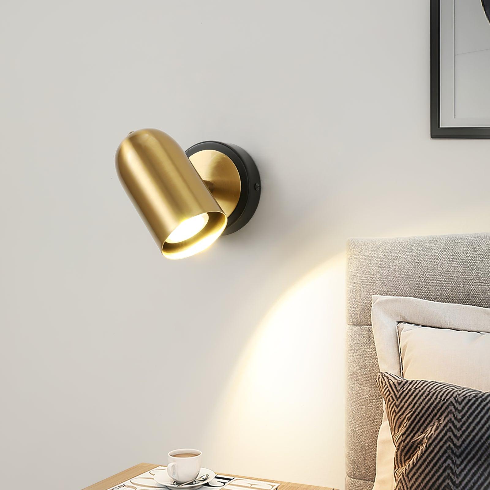 Fighter Modern Minimalist Gold Wall Lamp - Letslighting