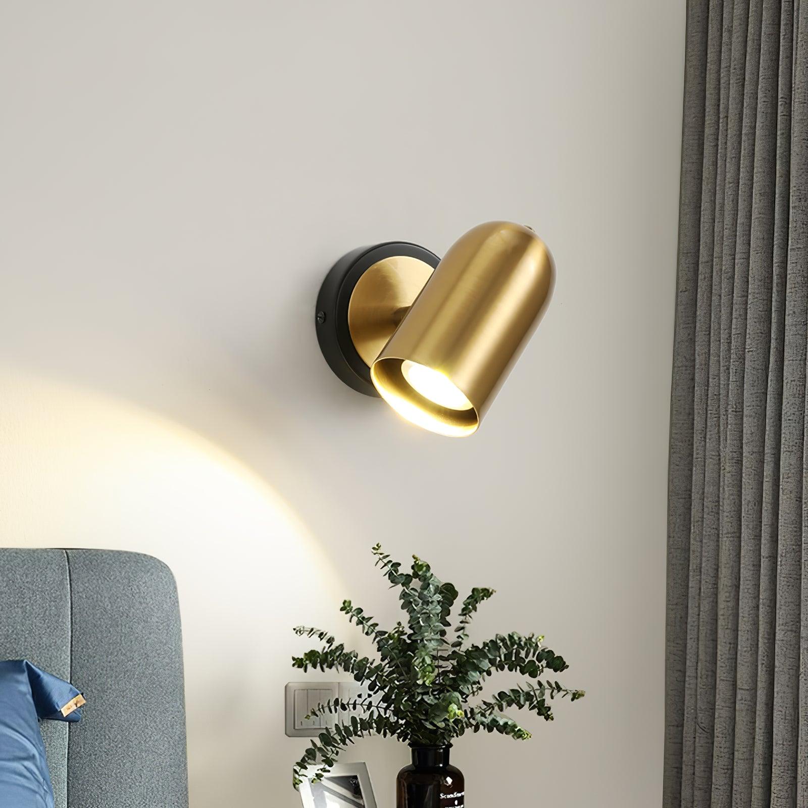 Fighter Modern Minimalist Gold Wall Lamp - Letslighting