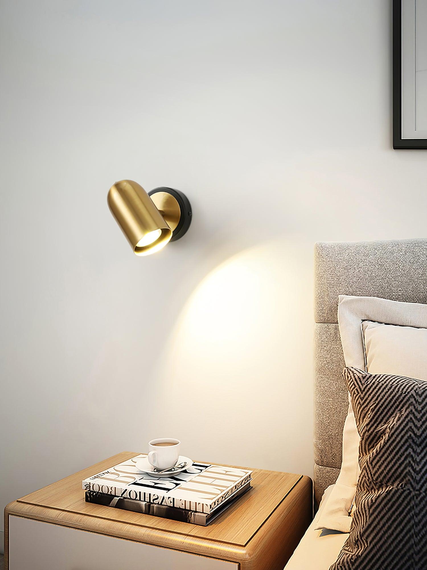 Fighter Modern Minimalist Gold Wall Lamp - Letslighting