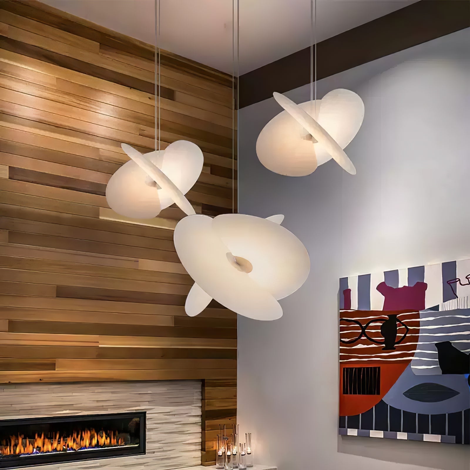 Whirl Modern Fabric Pendant Lamp - Letslighting