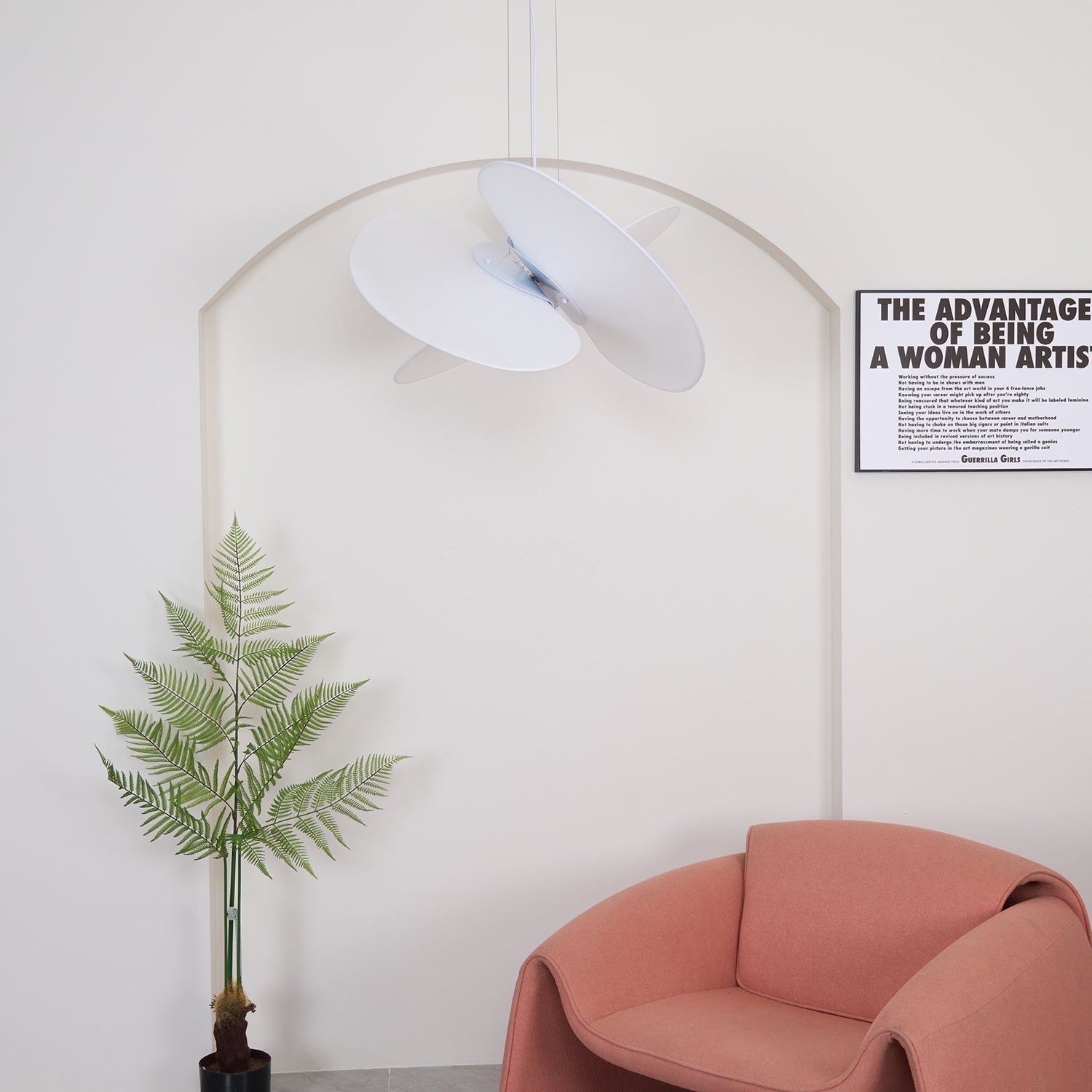 Whirl Modern Fabric Pendant Lamp - Letslighting