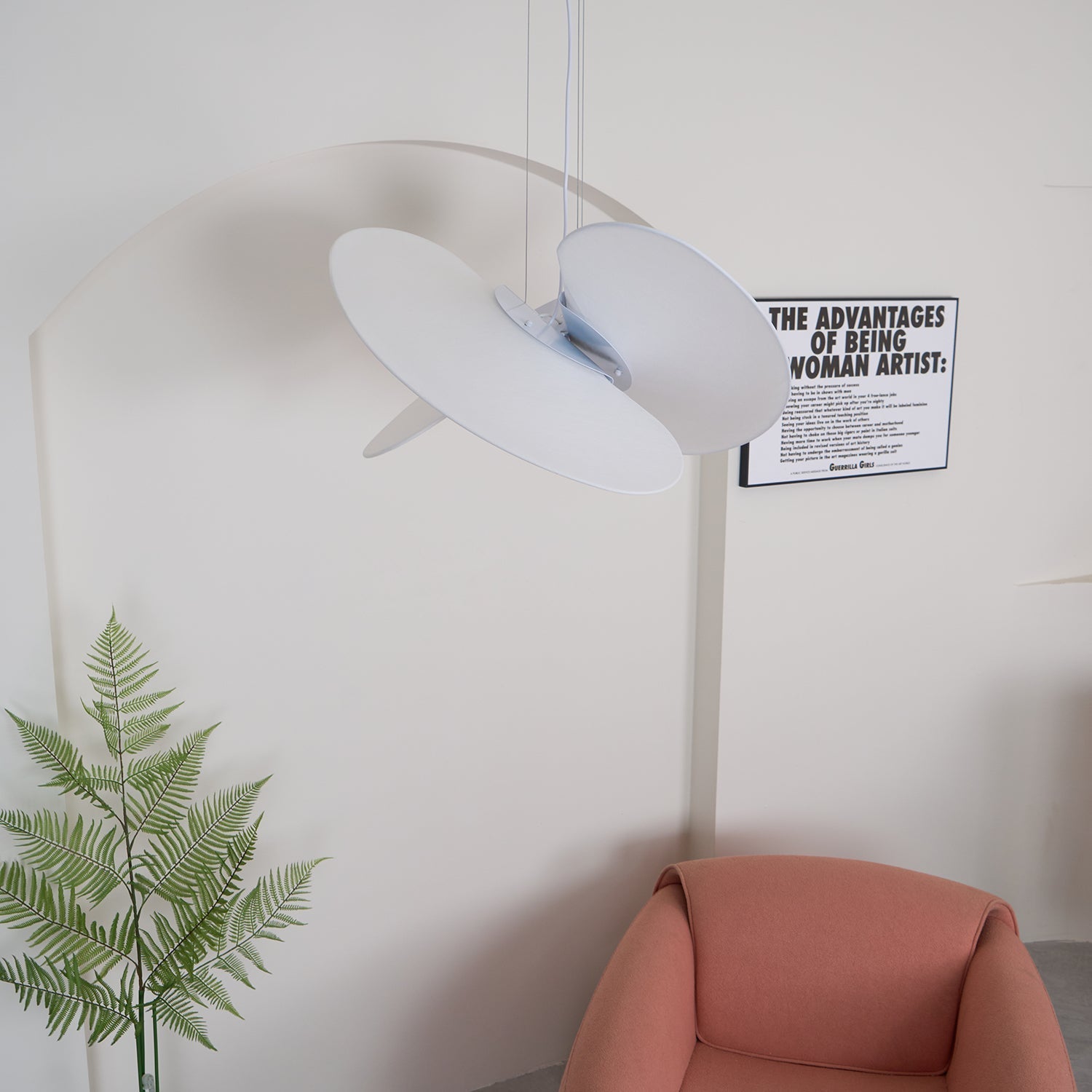 Whirl Modern Fabric Pendant Lamp - Letslighting