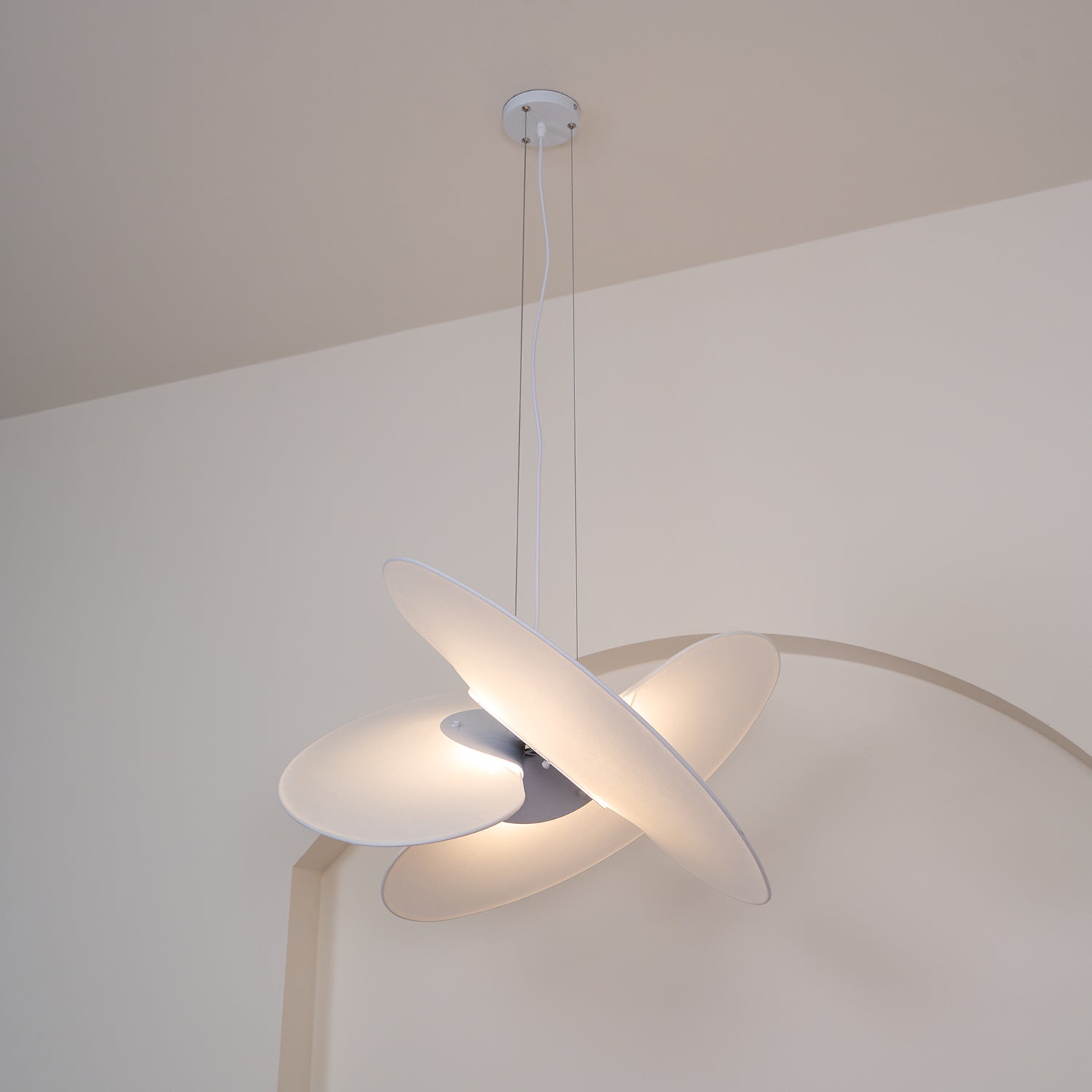 Whirl Modern Fabric Pendant Lamp - Letslighting