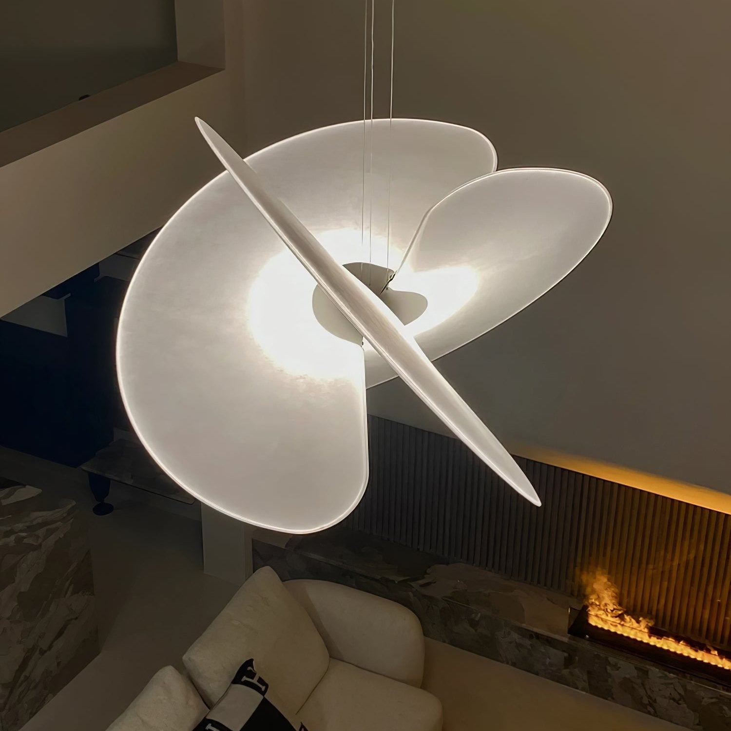 Whirl Modern Fabric Pendant Lamp - Letslighting