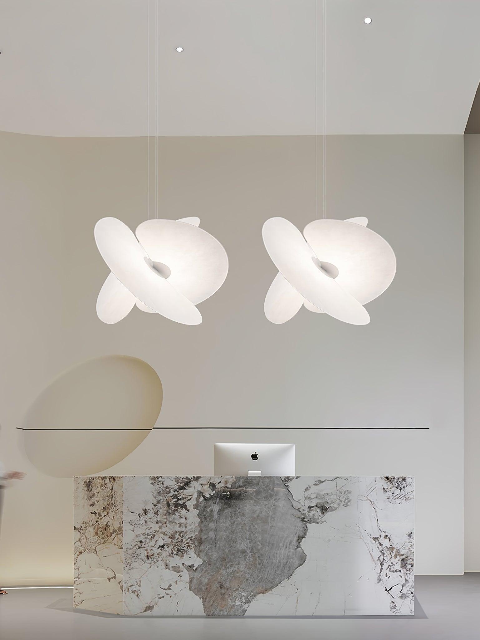 Whirl Modern Fabric Pendant Lamp - Letslighting