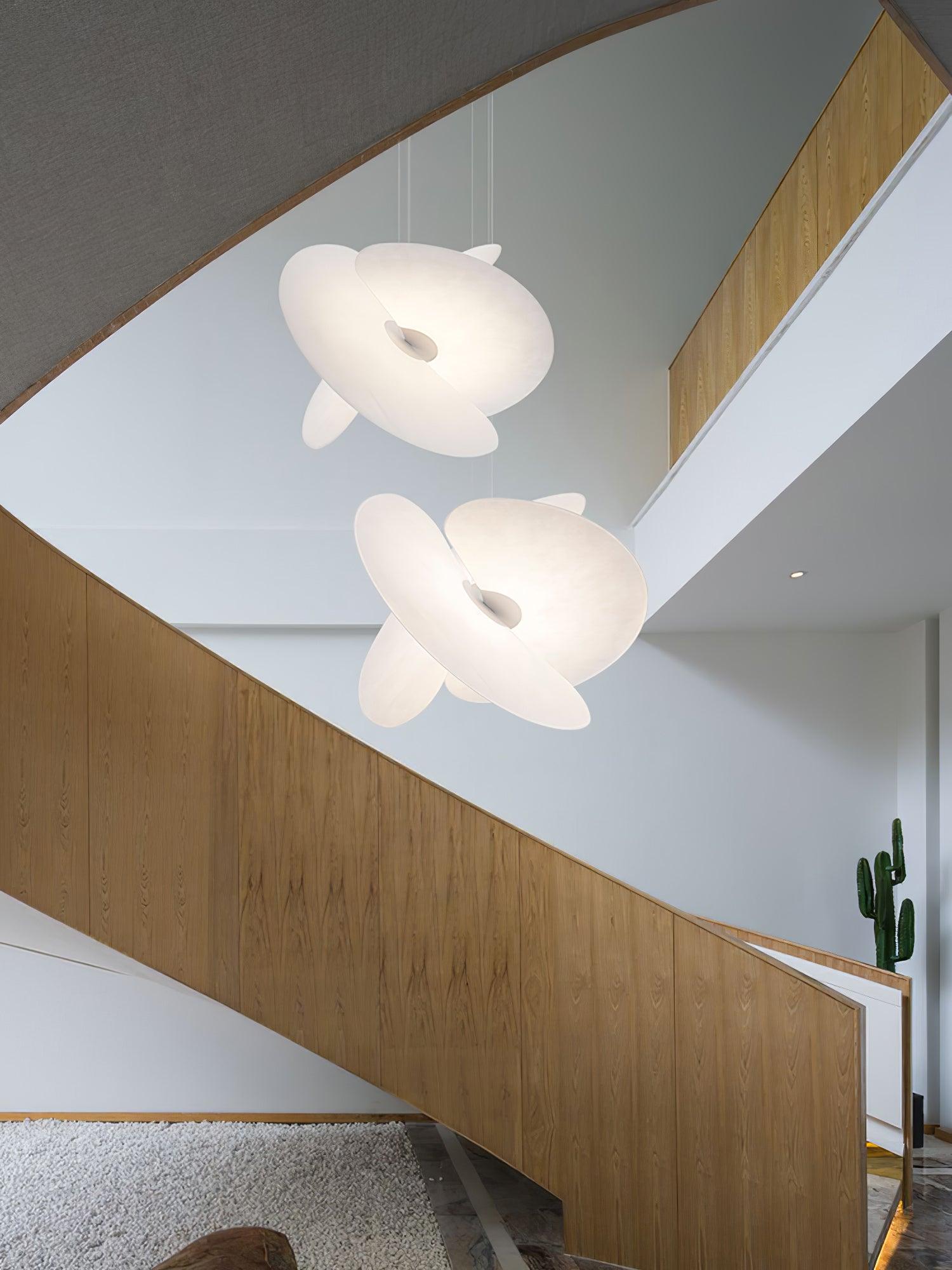 Whirl Modern Fabric Pendant Lamp - Letslighting