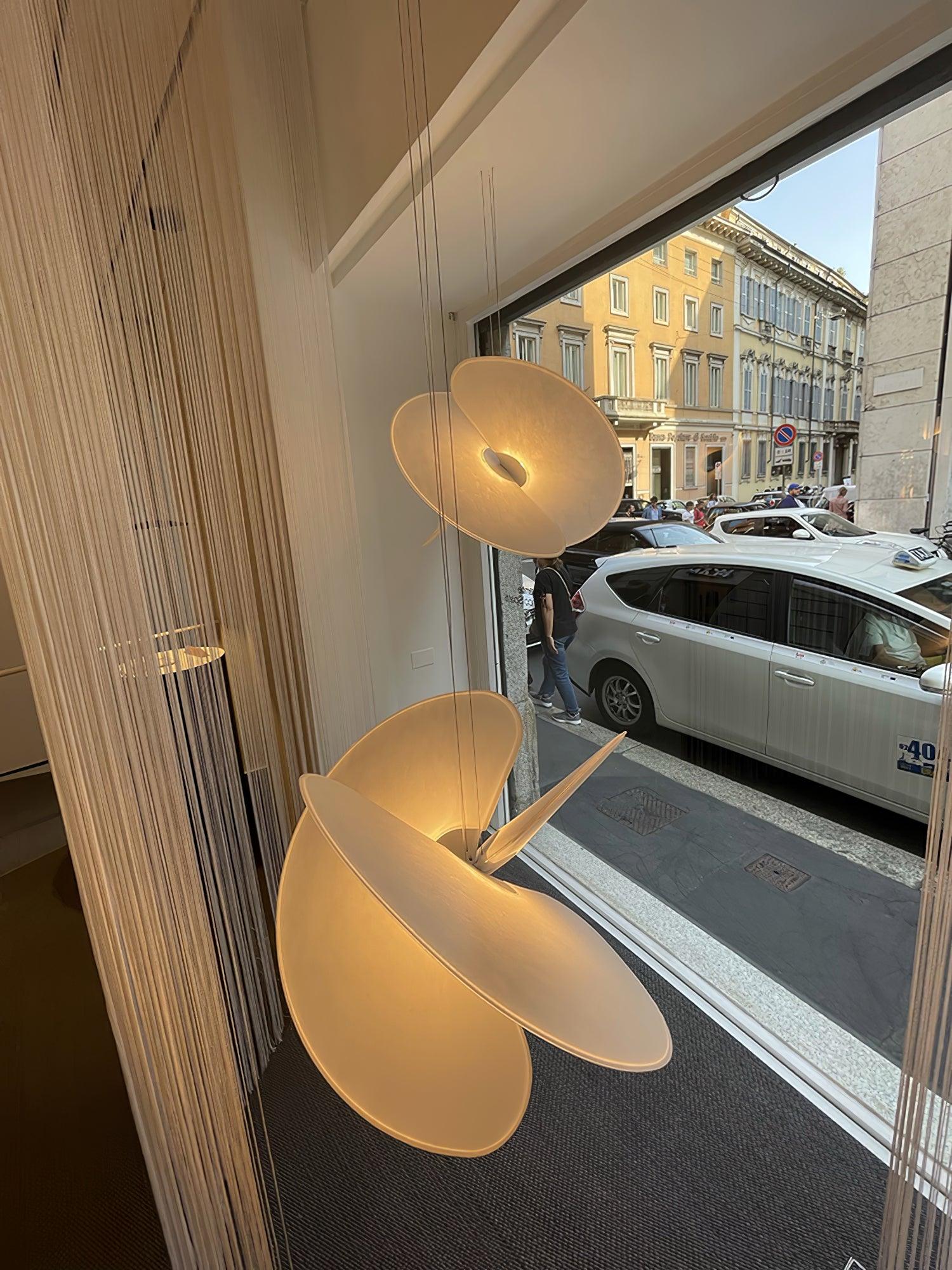 Whirl Modern Fabric Pendant Lamp - Letslighting