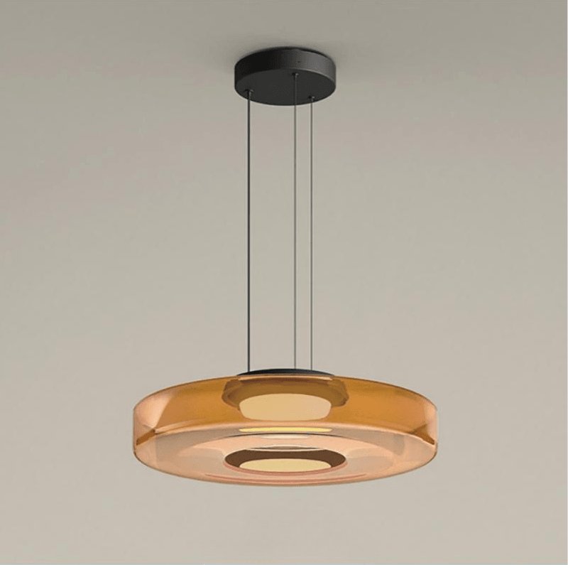 Lustra Pendant Lamp Glass Circles Multi-Level - Letslighting