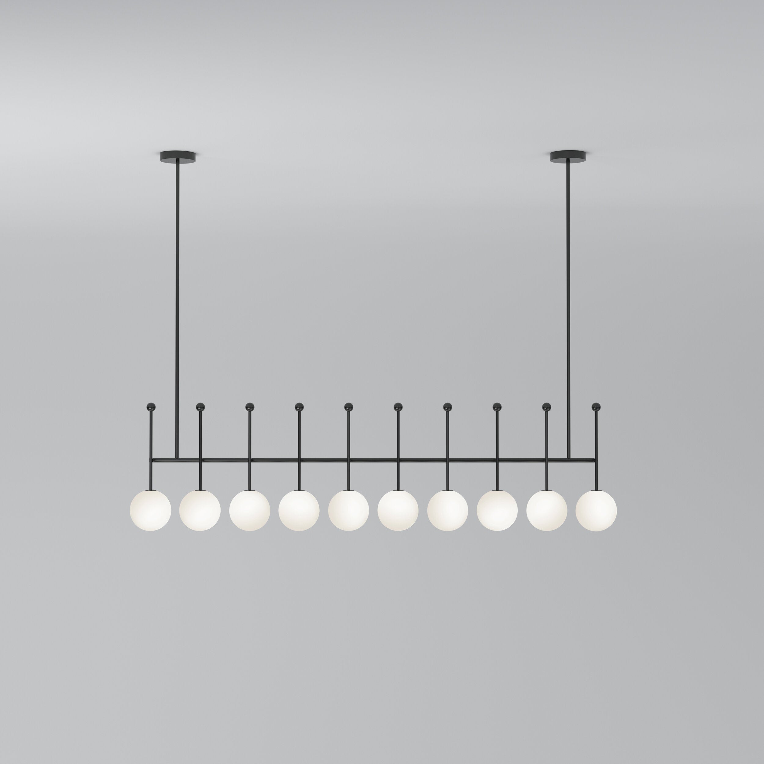Vavele Vintage Industrial Straight Glass Pendant Lamp - Letslighting