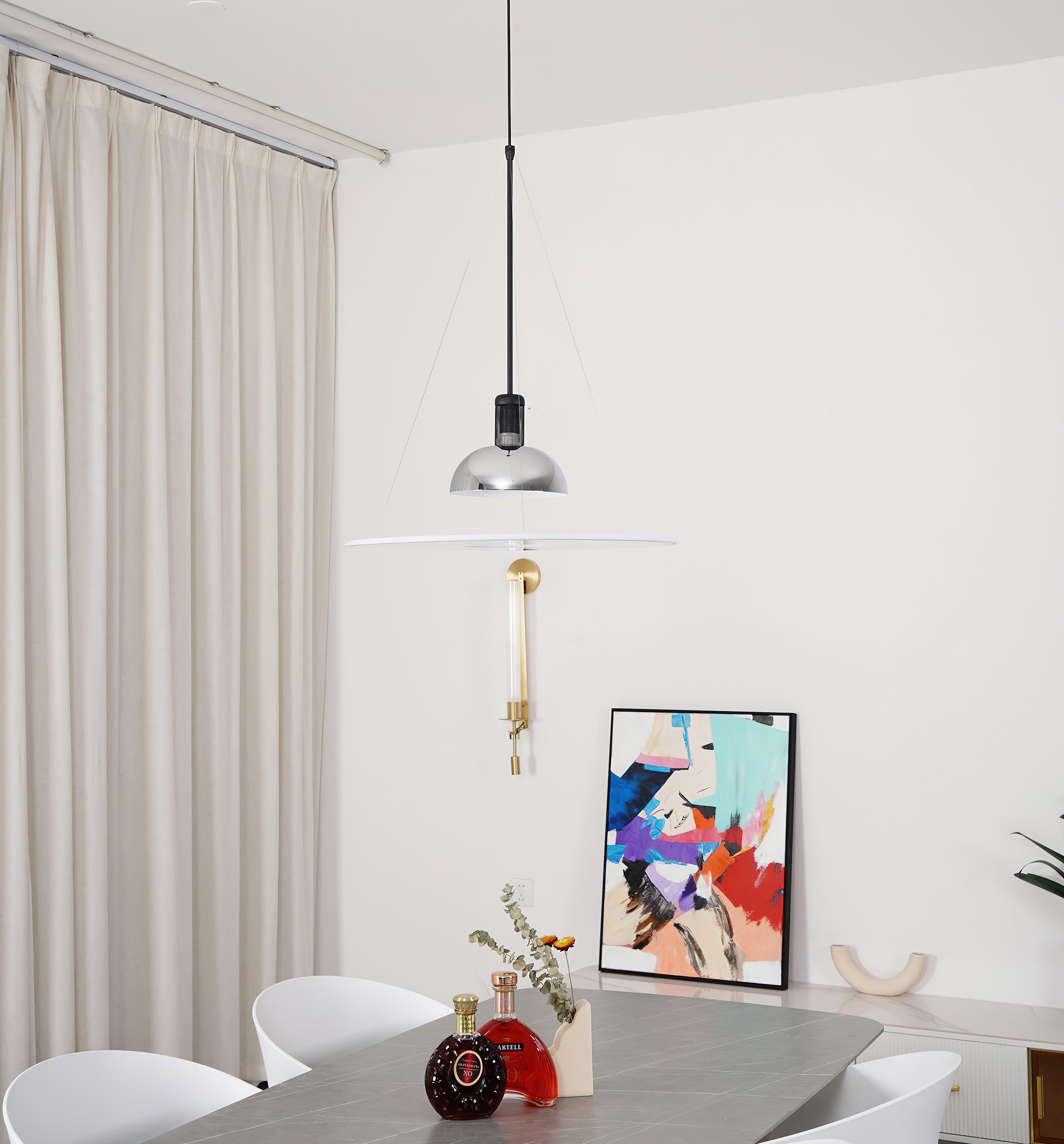 Coley Pendant Lamp Disc Shade Modern Dining Room - Letslighting