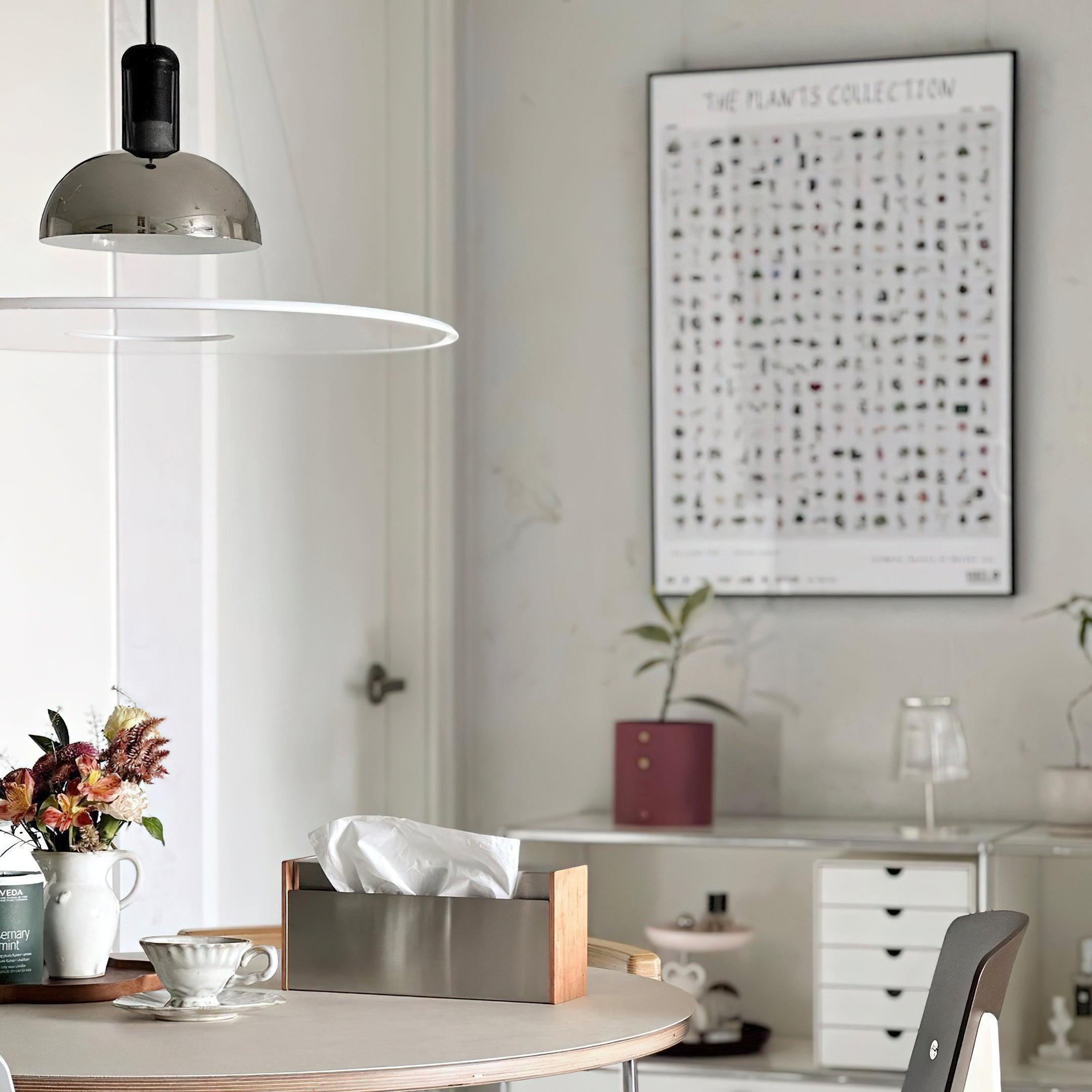 Coley Pendant Lamp Disc Shade Modern Dining Room - Letslighting