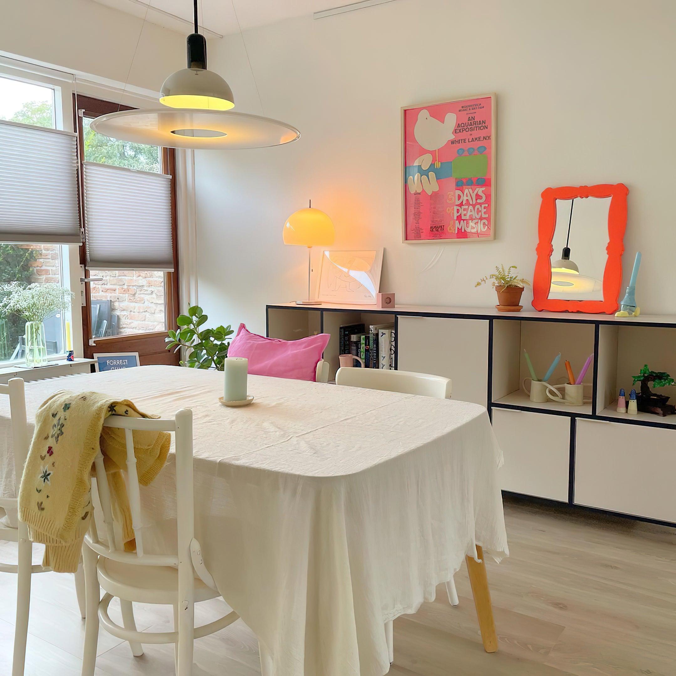 Coley Pendant Lamp Disc Shade Modern Dining Room - Letslighting