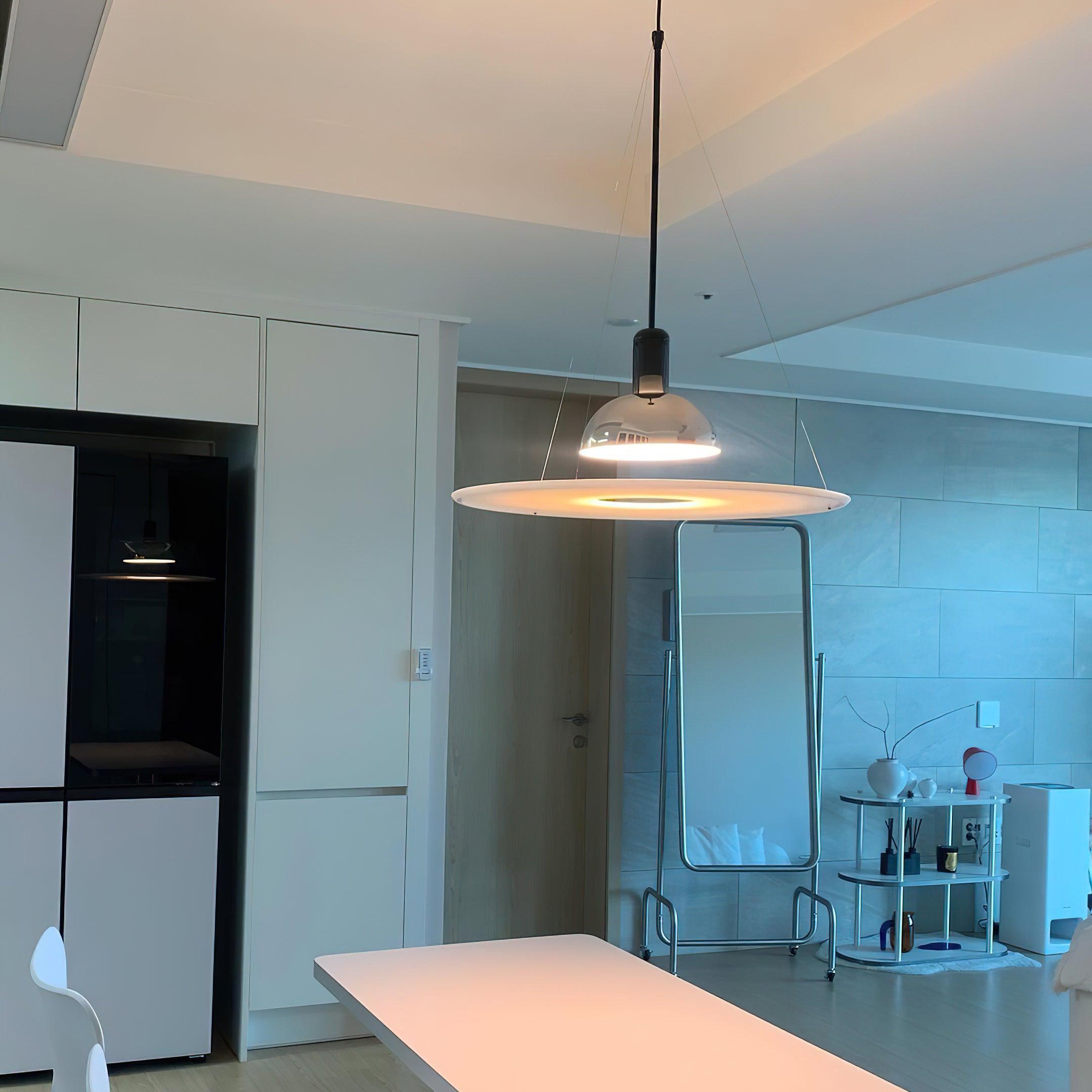 Coley Pendant Lamp Disc Shade Modern Dining Room - Letslighting