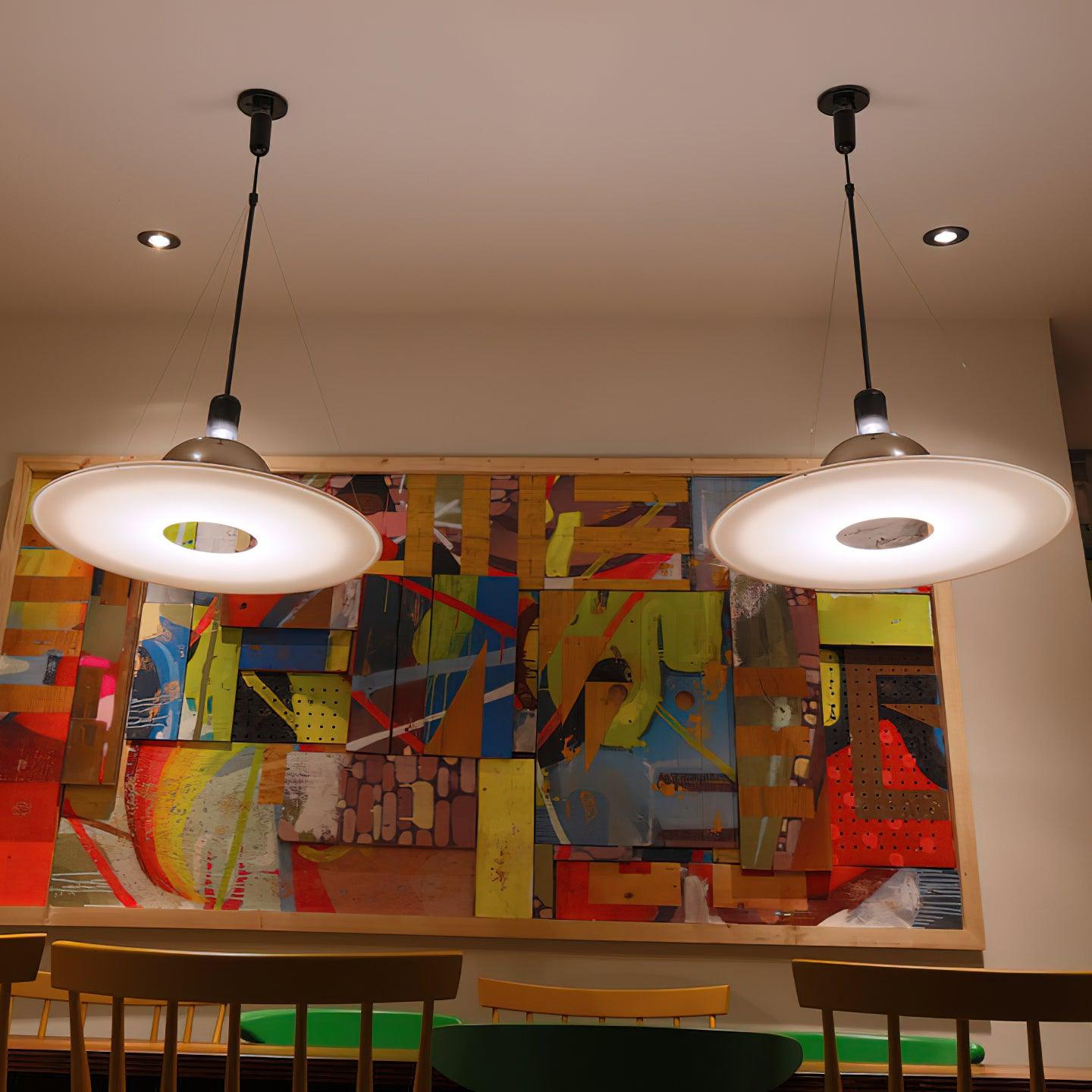 Coley Pendant Lamp Disc Shade Modern Dining Room - Letslighting