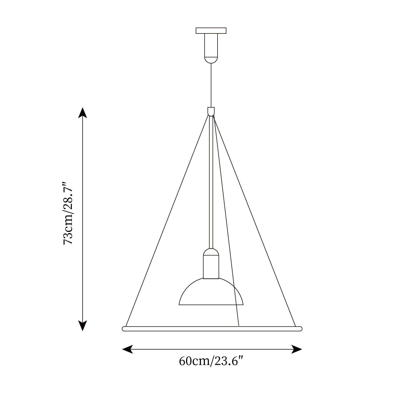 Coley Pendant Lamp Disc Shade Modern Dining Room - Letslighting