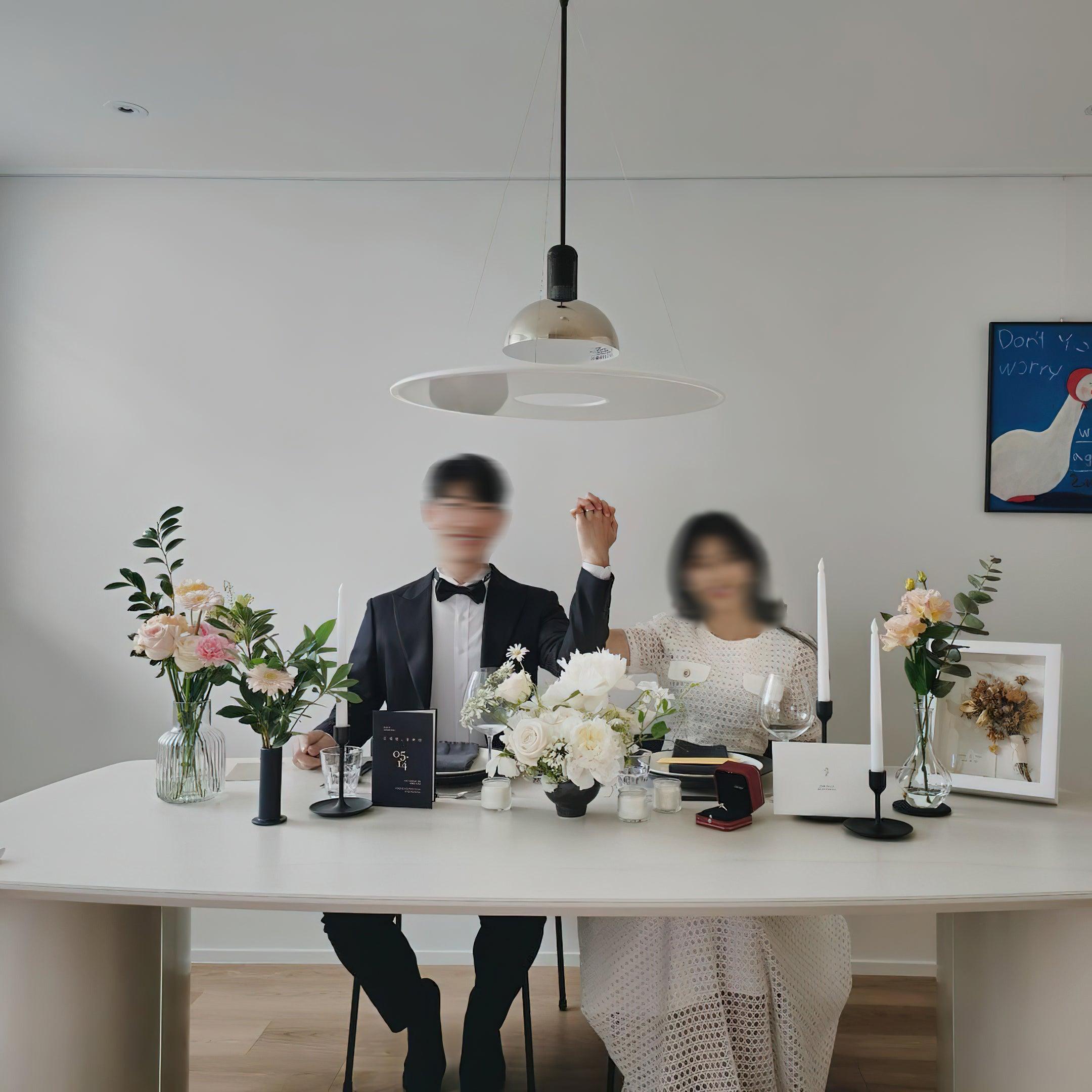 Coley Pendant Lamp Disc Shade Modern Dining Room - Letslighting