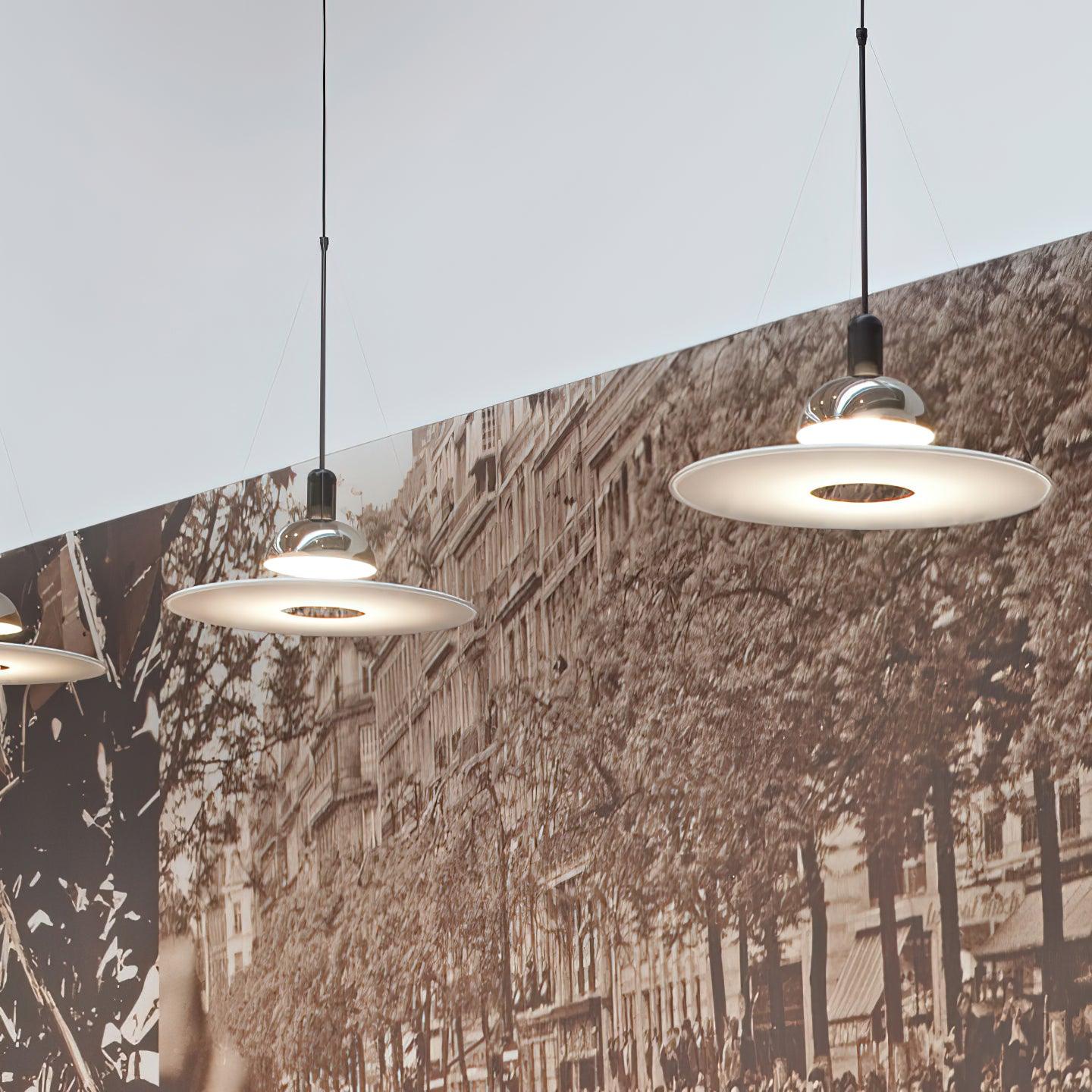 Coley Pendant Lamp Disc Shade Modern Dining Room - Letslighting