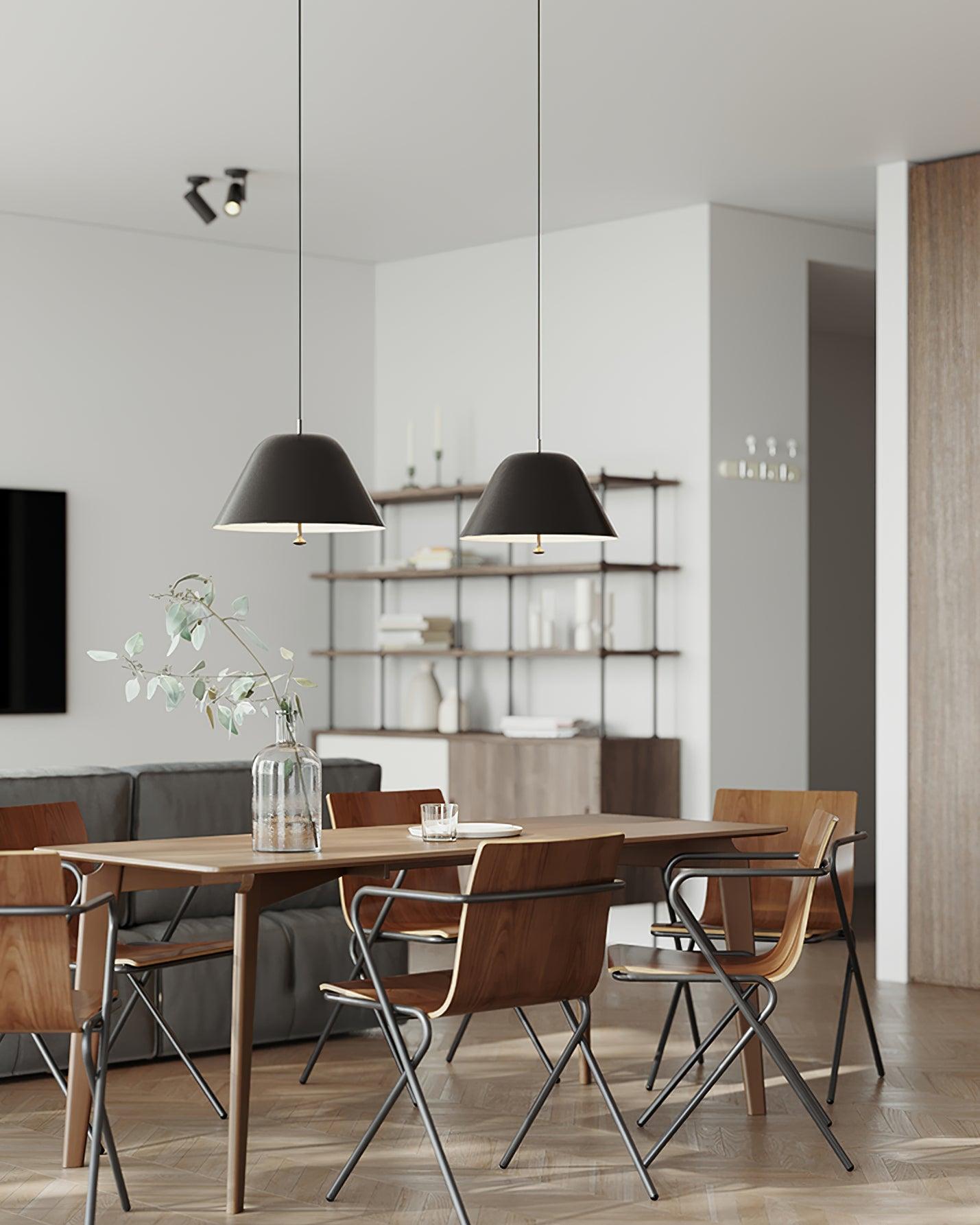 Pendant Lamp Modern Shade in Green and White Minimalist - Letslighting