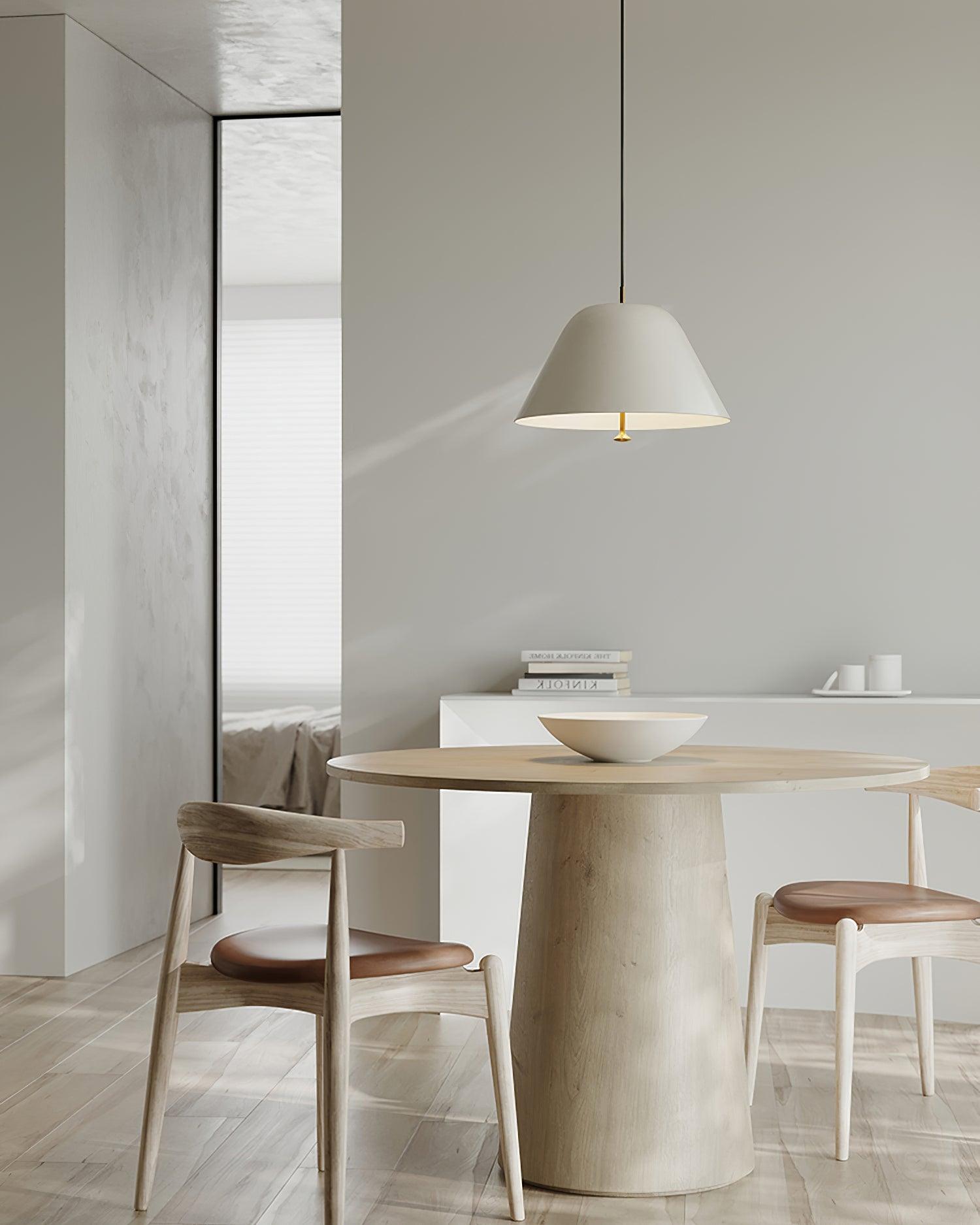 Pendant Lamp Modern Shade in Green and White Minimalist - Letslighting