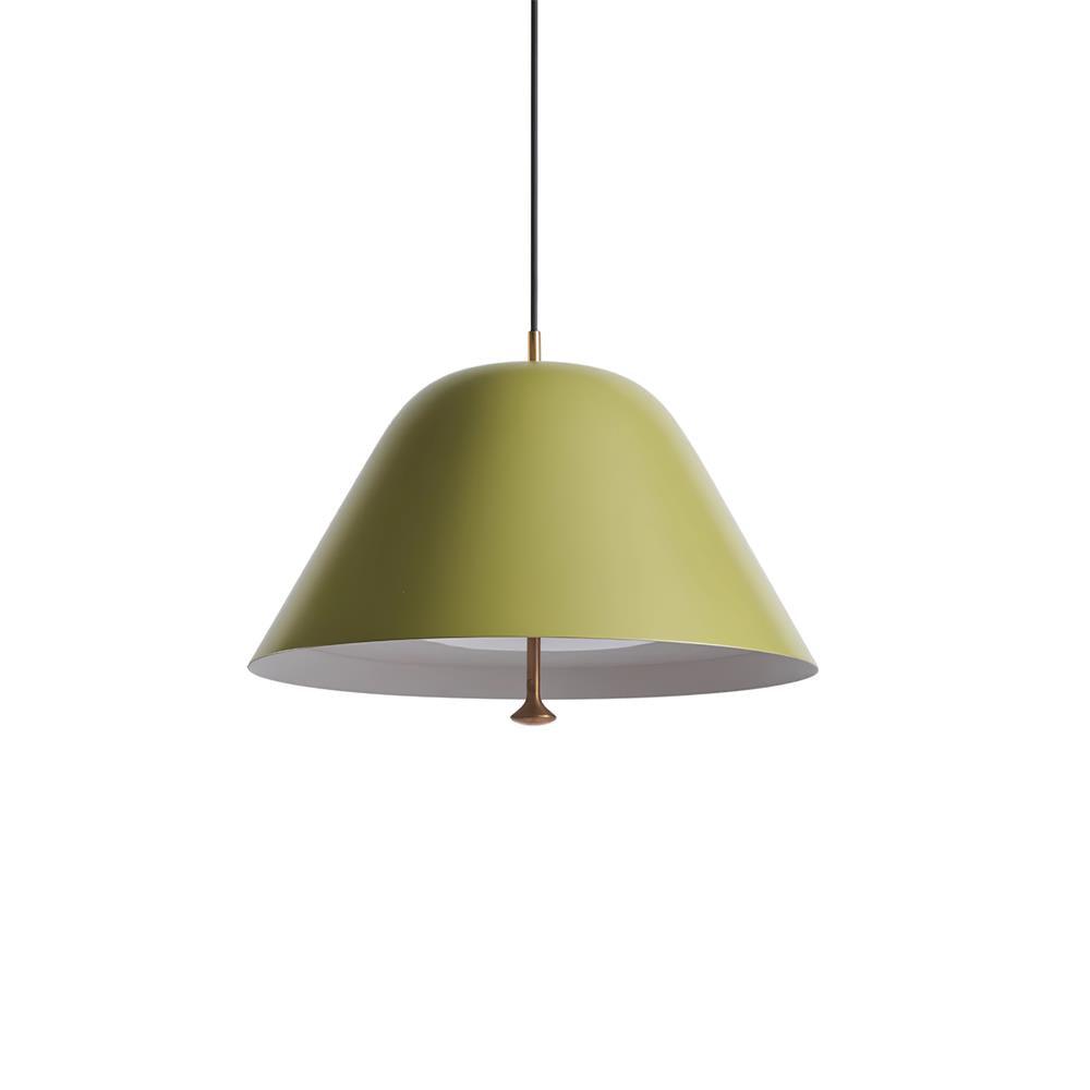 Pendant Lamp Modern Shade in Green and White Minimalist - Letslighting