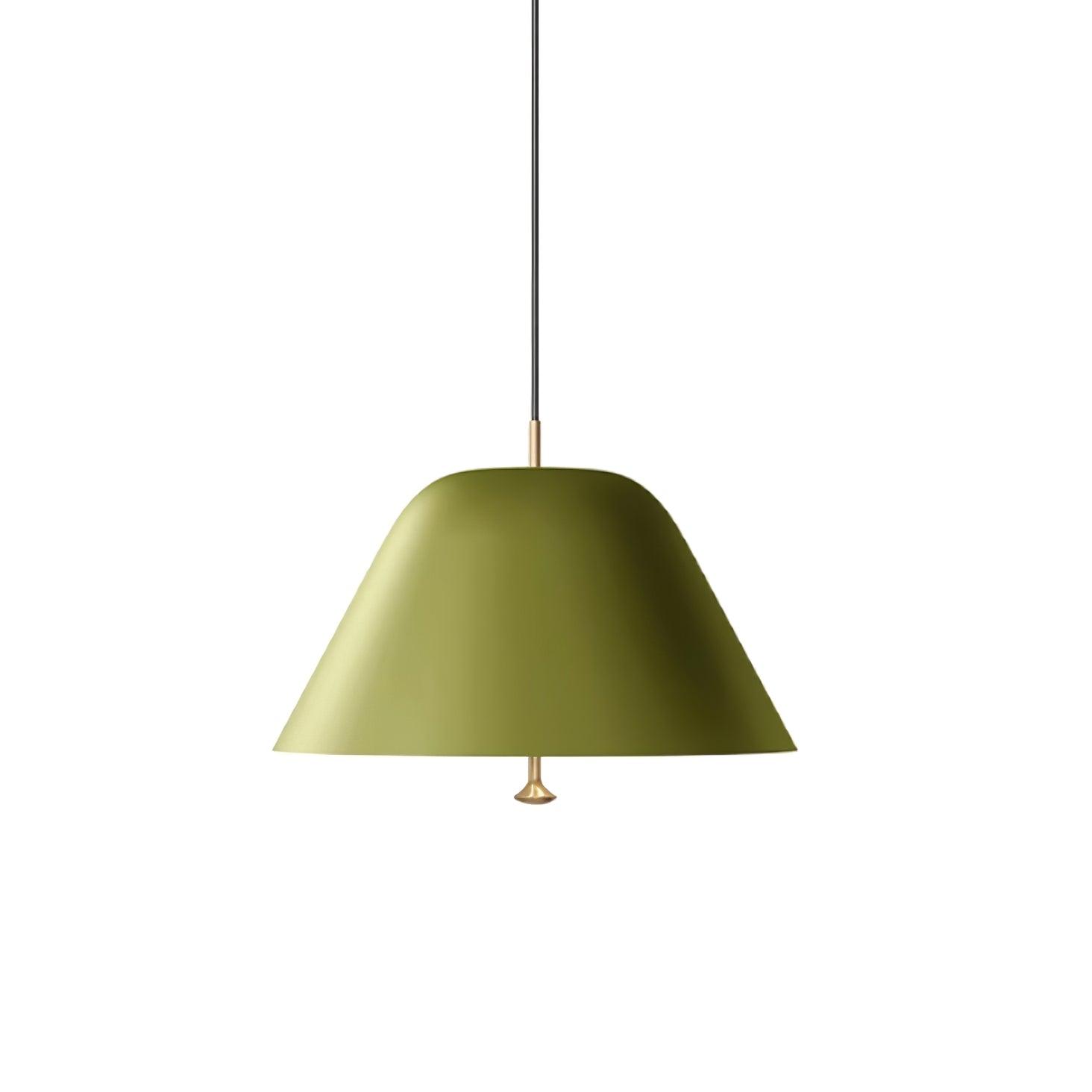 Pendant Lamp Modern Shade in Green and White Minimalist - Letslighting