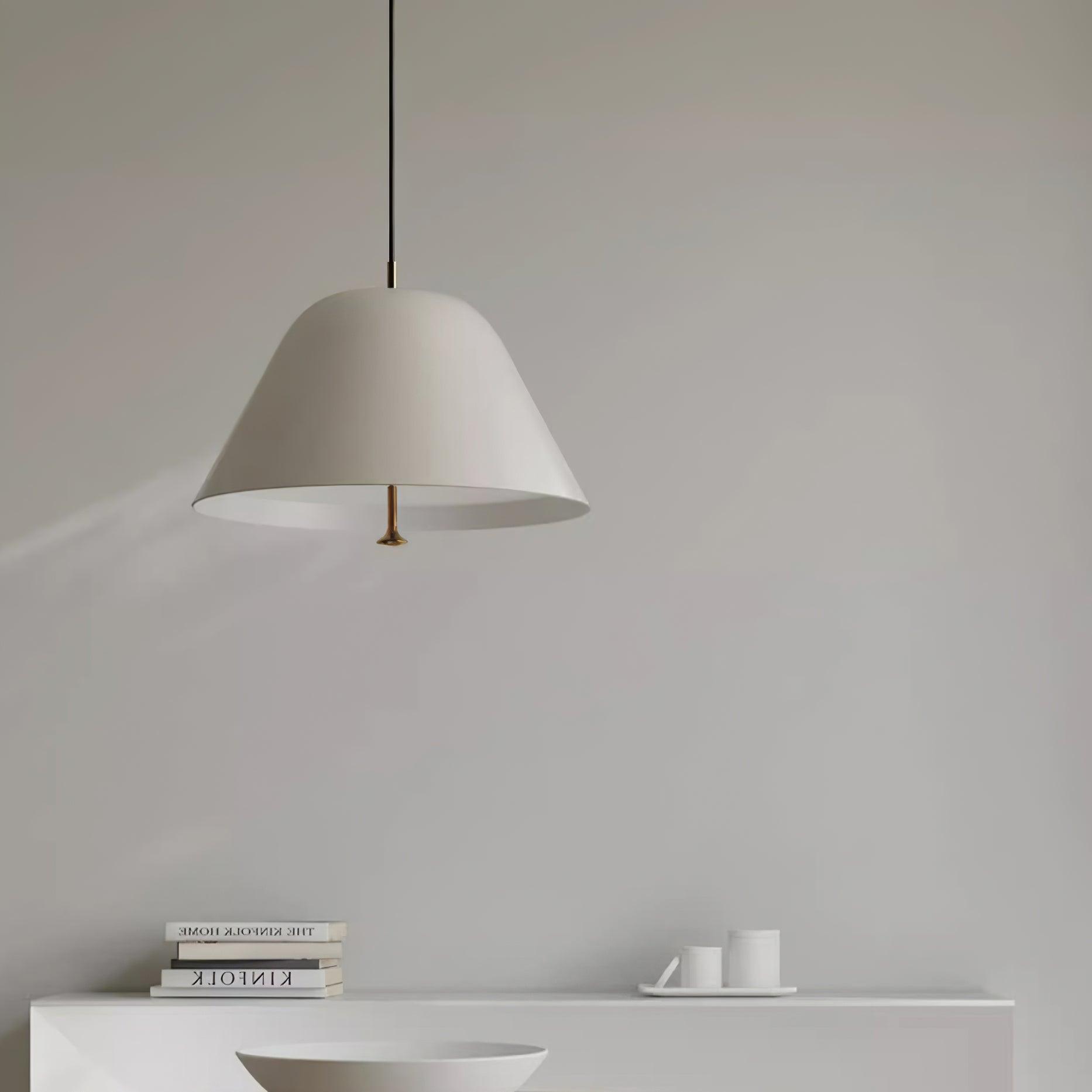 Pendant Lamp Modern Shade in Green and White Minimalist - Letslighting