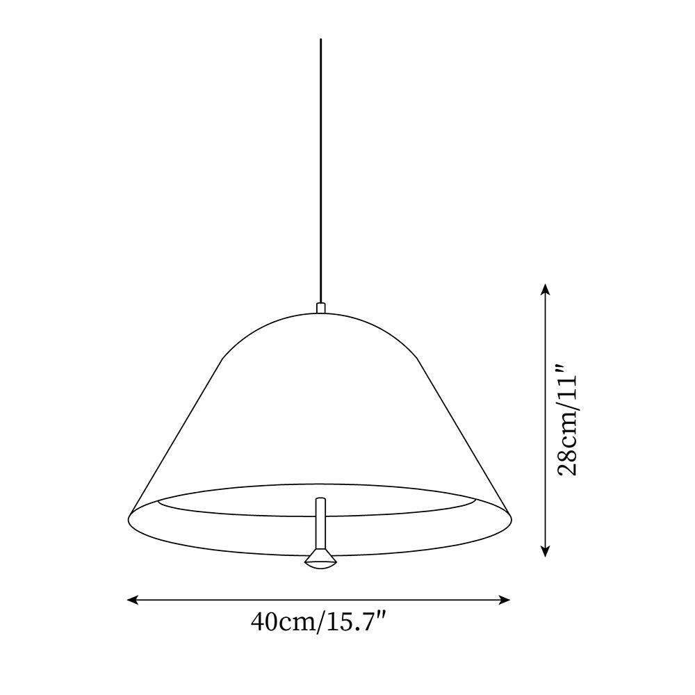 Pendant Lamp Modern Shade in Green and White Minimalist - Letslighting