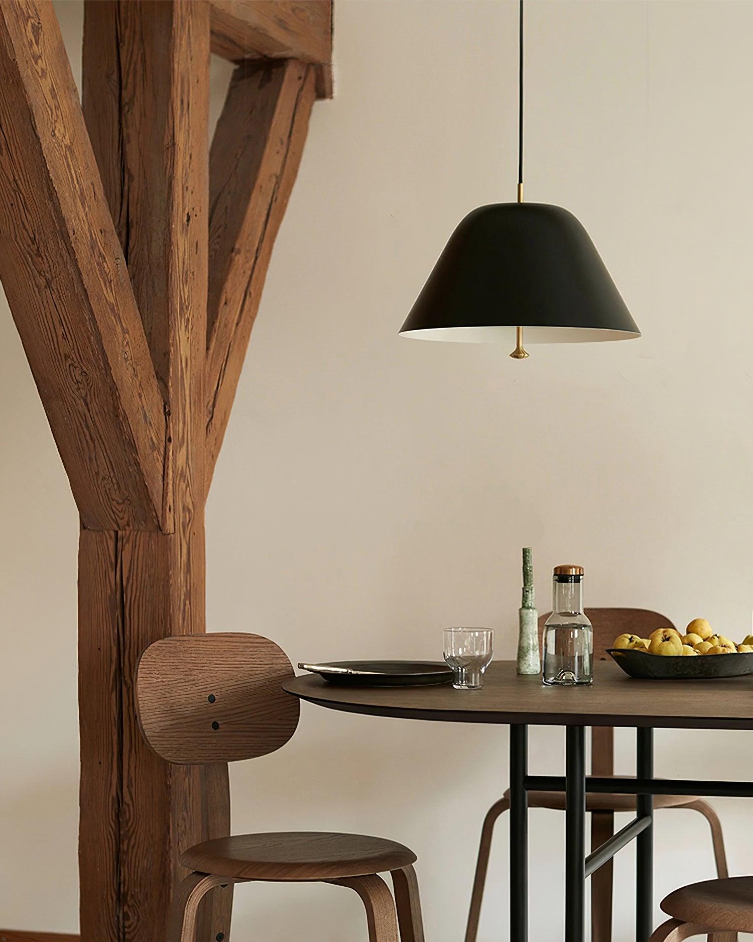 Pendant Lamp Modern Shade in Green and White Minimalist - Letslighting