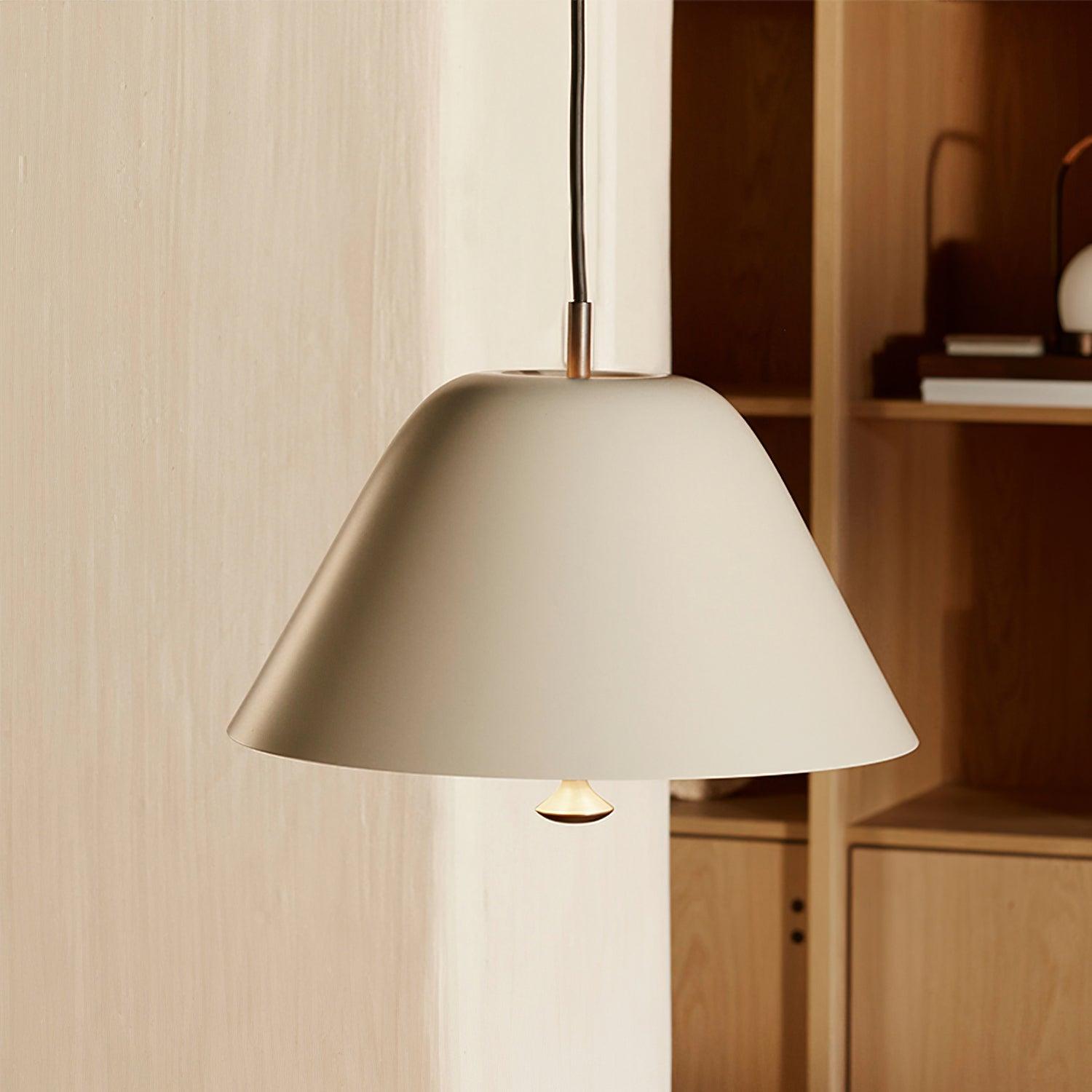 Pendant Lamp Modern Shade in Green and White Minimalist - Letslighting