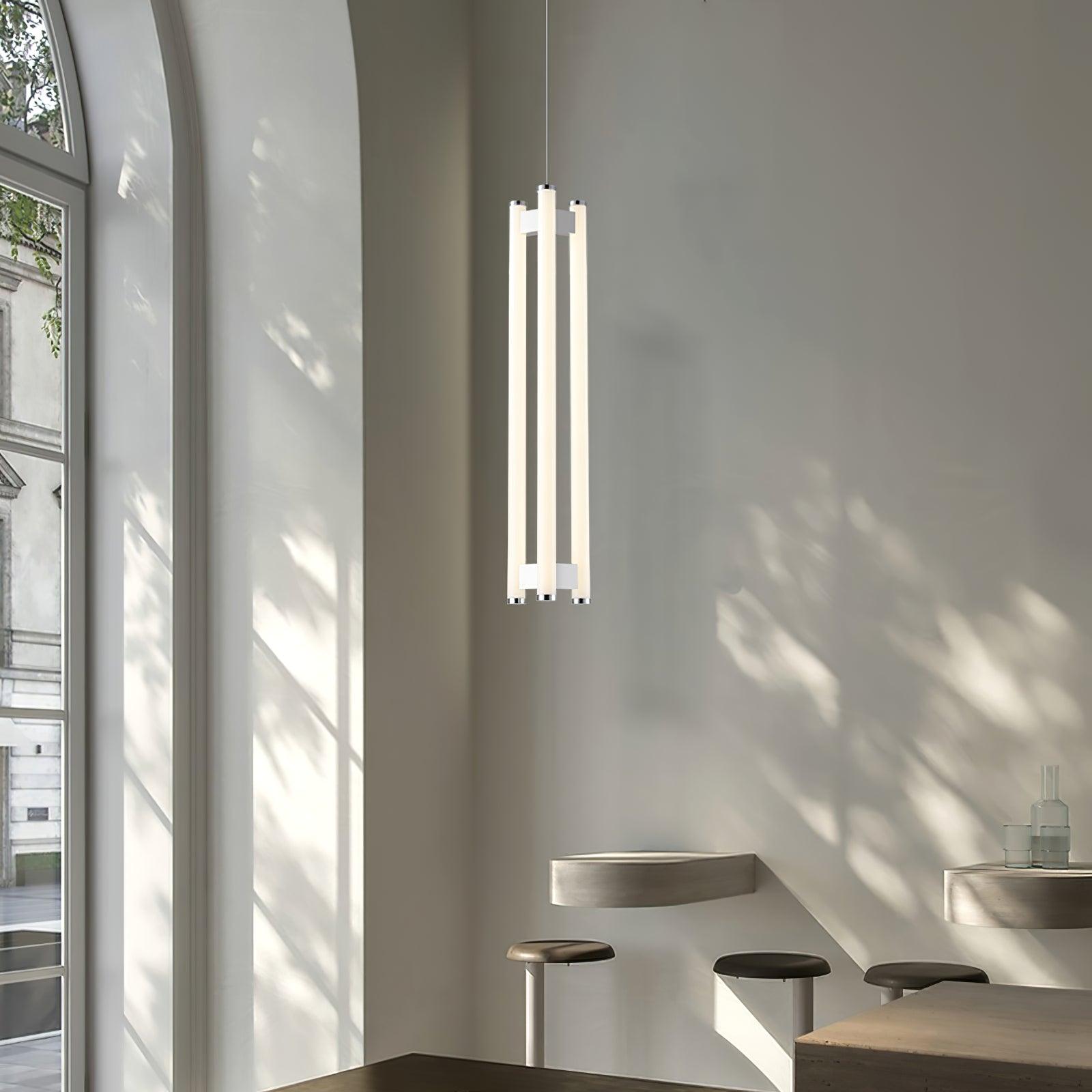 Virella Minimalist Cylindrical Pendant Light - Letslighting