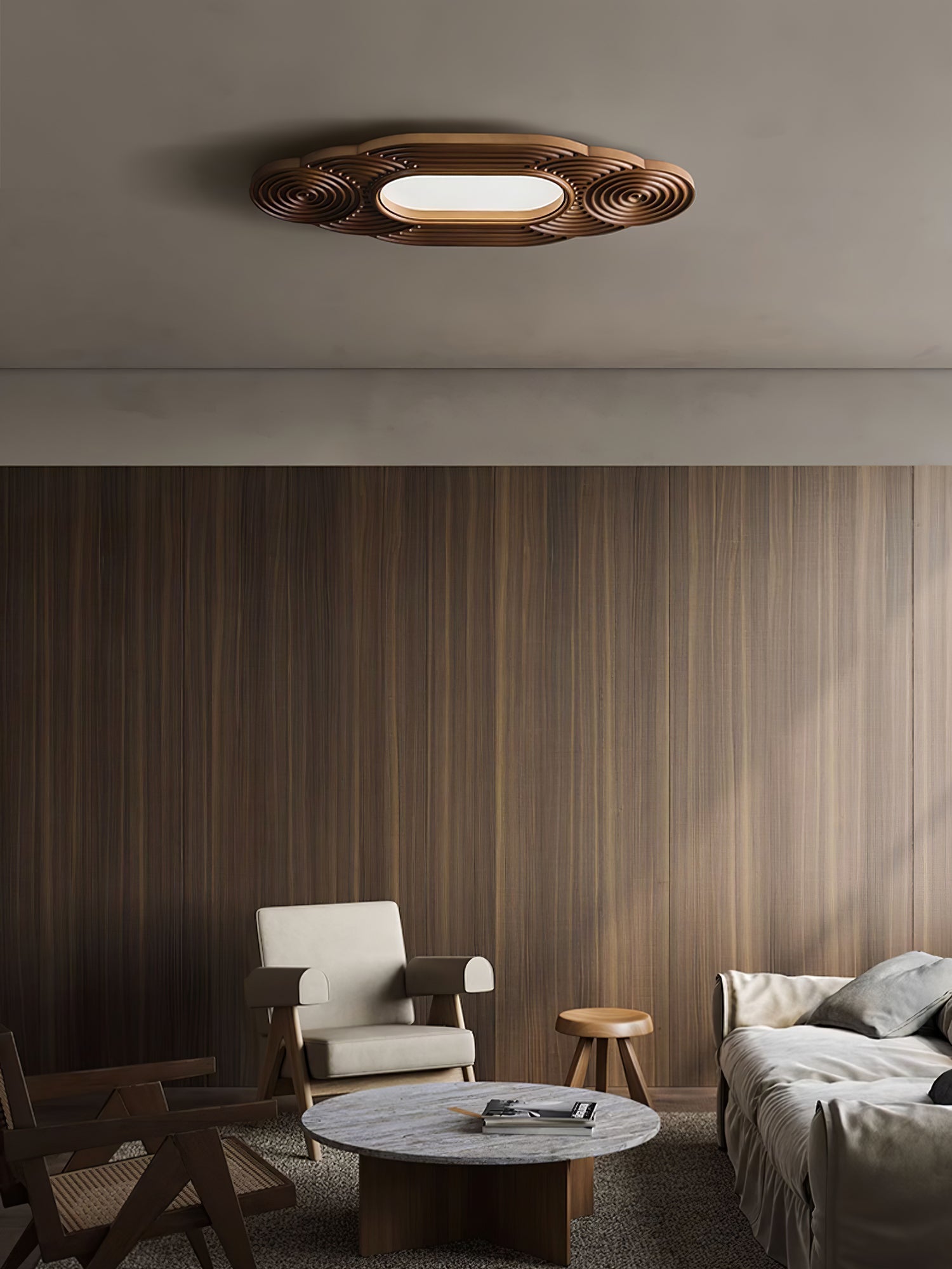 Udorionis Premium Nordic Art Wood Ceiling Lamp - Letslighting