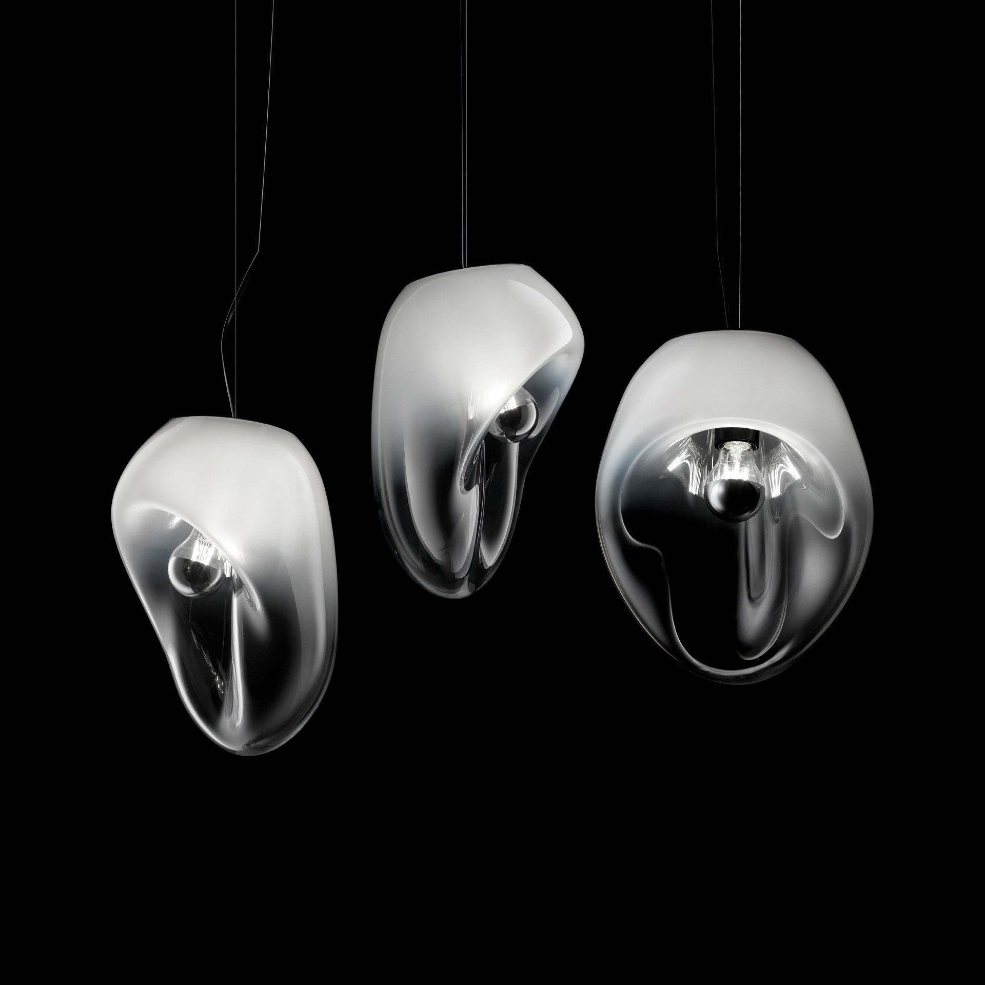 Lymara Modern Minimalist Black Glass Pendant Light - Letslighting