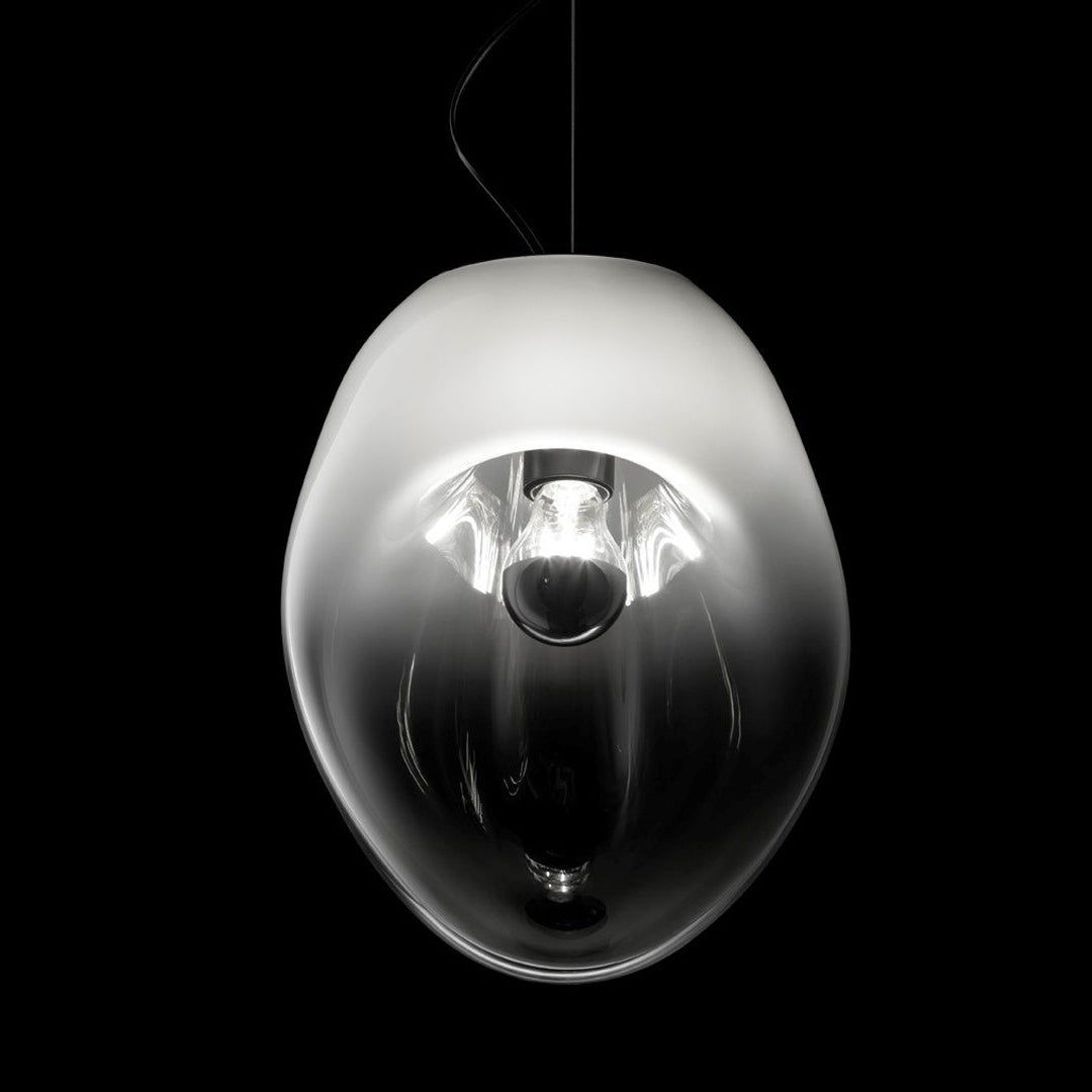 Lymara Modern Minimalist Black Glass Pendant Light - Letslighting