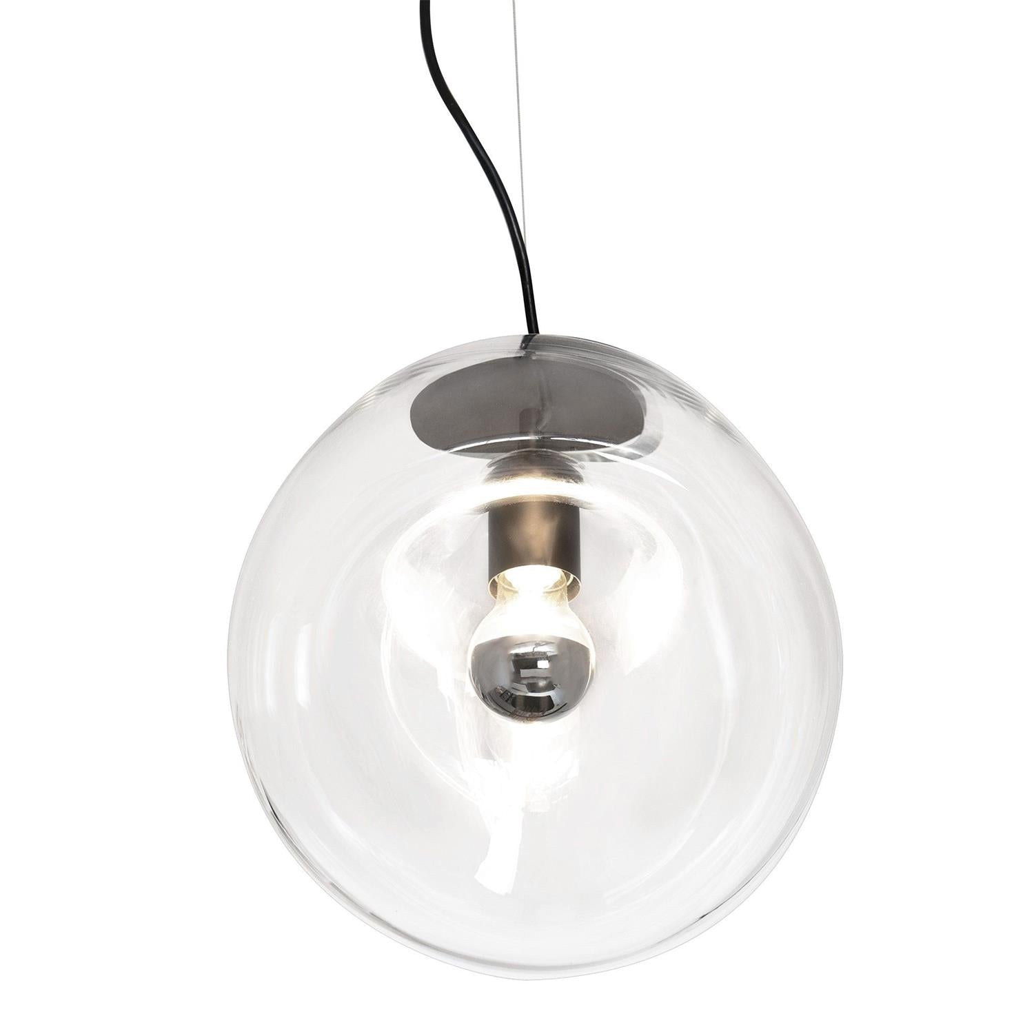 Lymara Modern Minimalist Black Glass Pendant Light - Letslighting