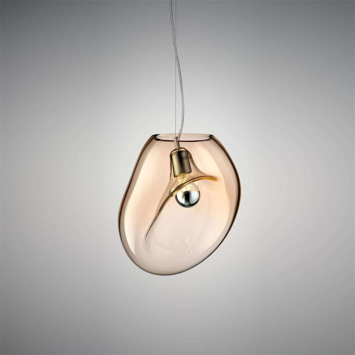 Lymara Modern Minimalist Black Glass Pendant Light - Letslighting