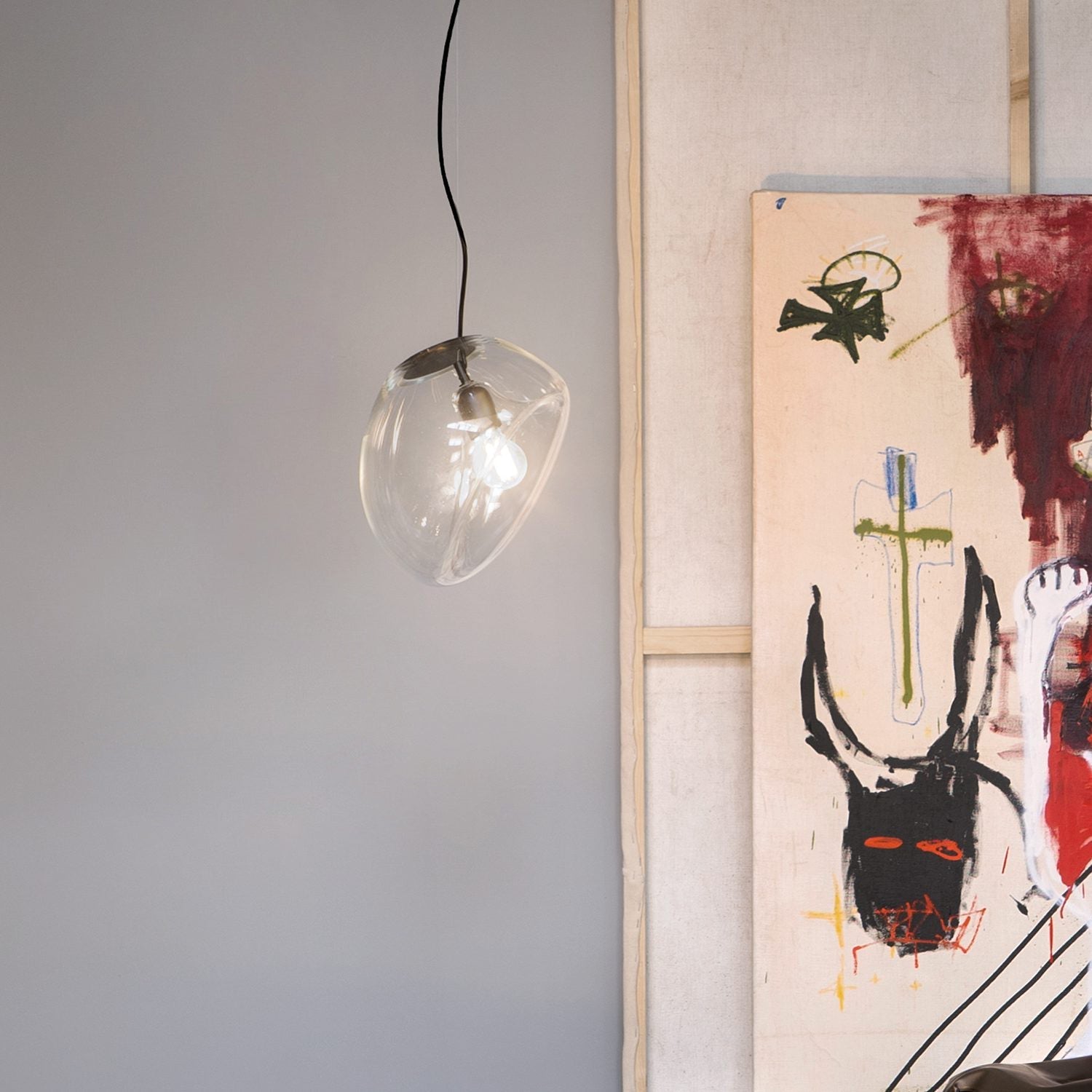 Lymara Modern Minimalist Black Glass Pendant Light - Letslighting
