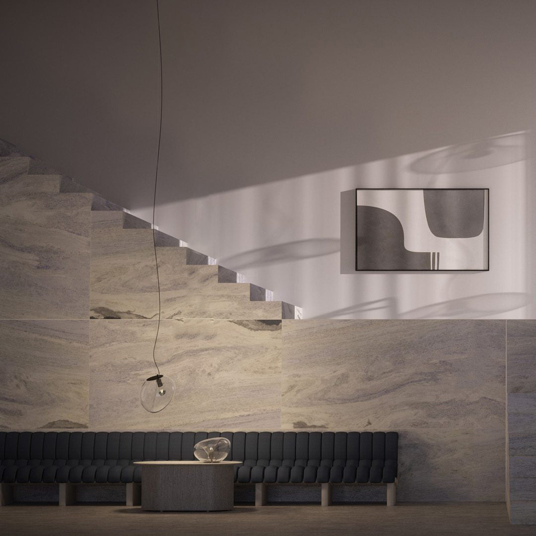 Lymara Modern Minimalist Black Glass Pendant Light - Letslighting