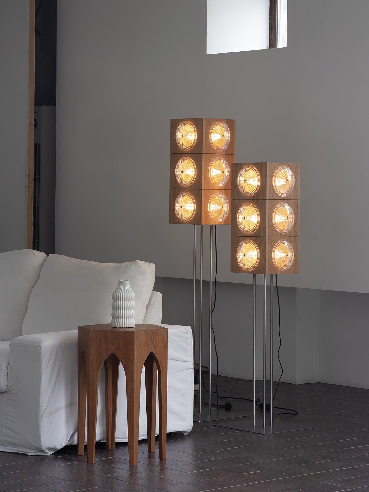 Avraearae Modular Wood Floor Lamp - Letslighting
