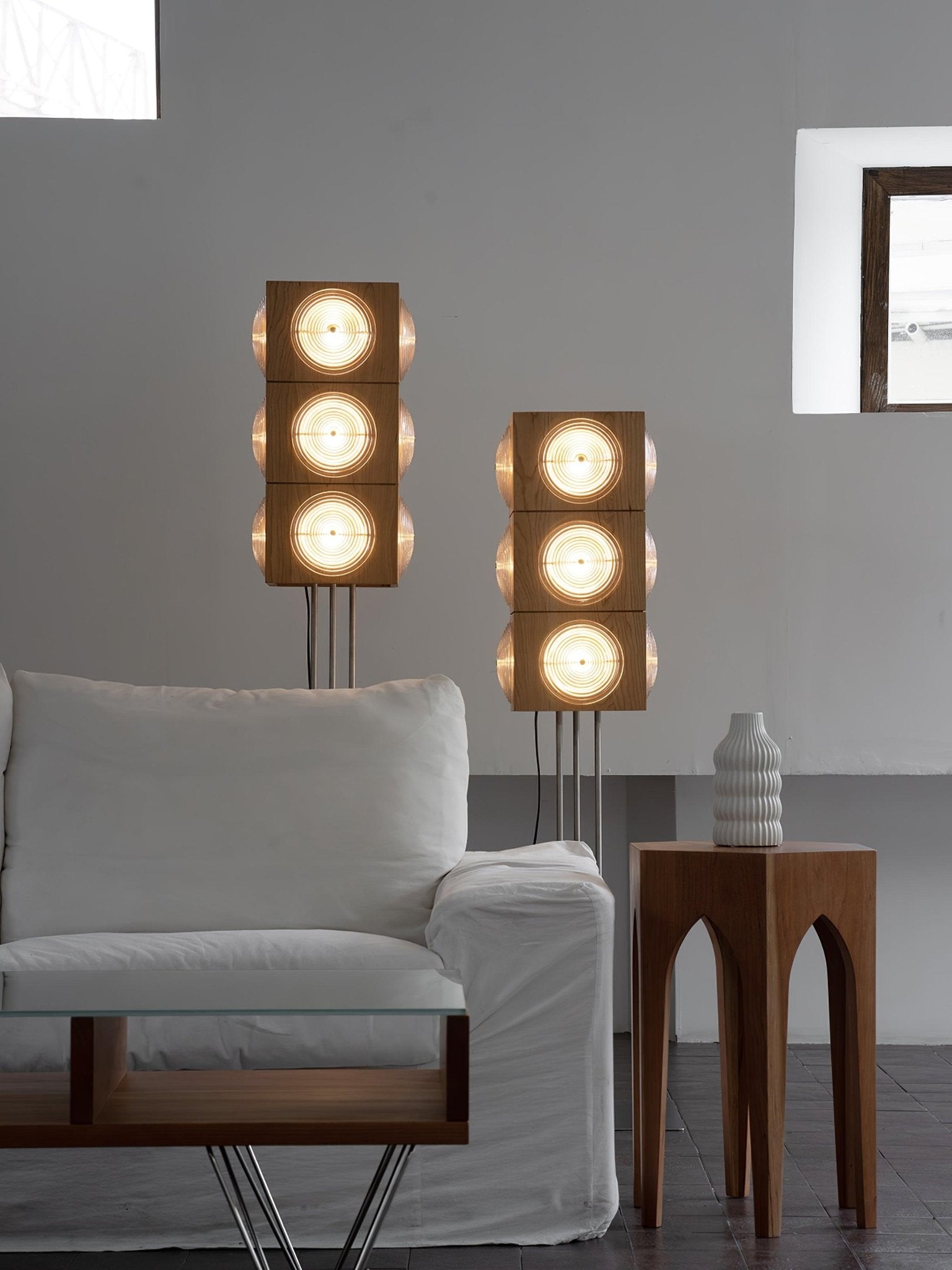 Avraearae Modular Wood Floor Lamp - Letslighting