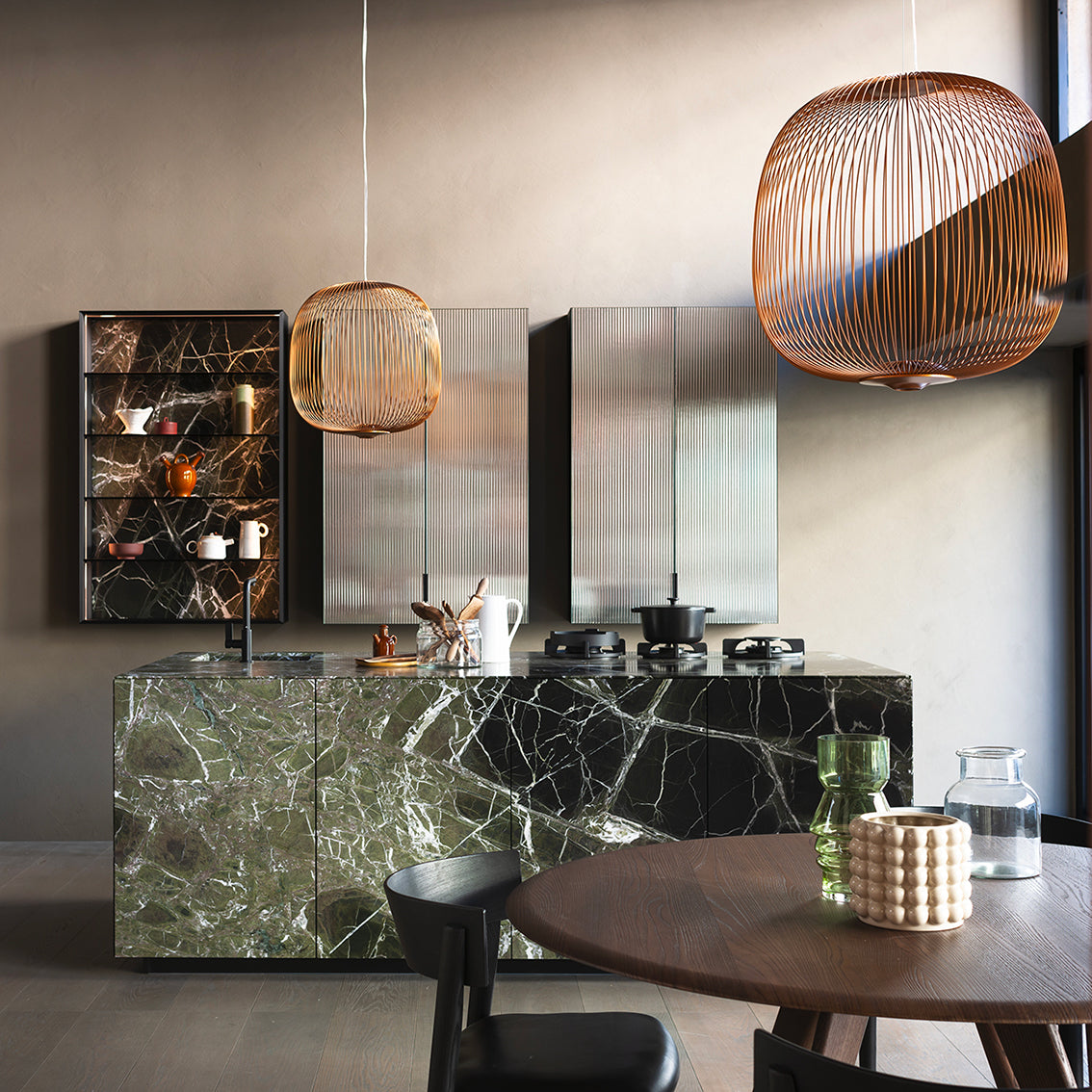 Vadorora Modern Minimalist Cage Pendant Lamp - Letslighting