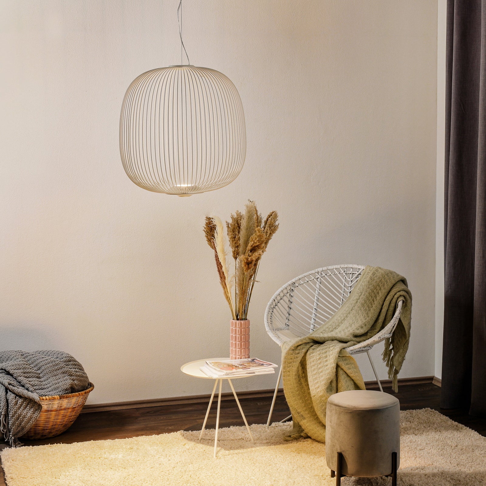 Vadorora Modern Minimalist Cage Pendant Lamp - Letslighting