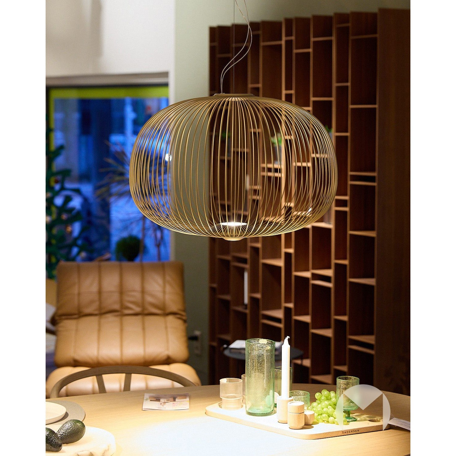 Vadorora Modern Minimalist Cage Pendant Lamp - Letslighting