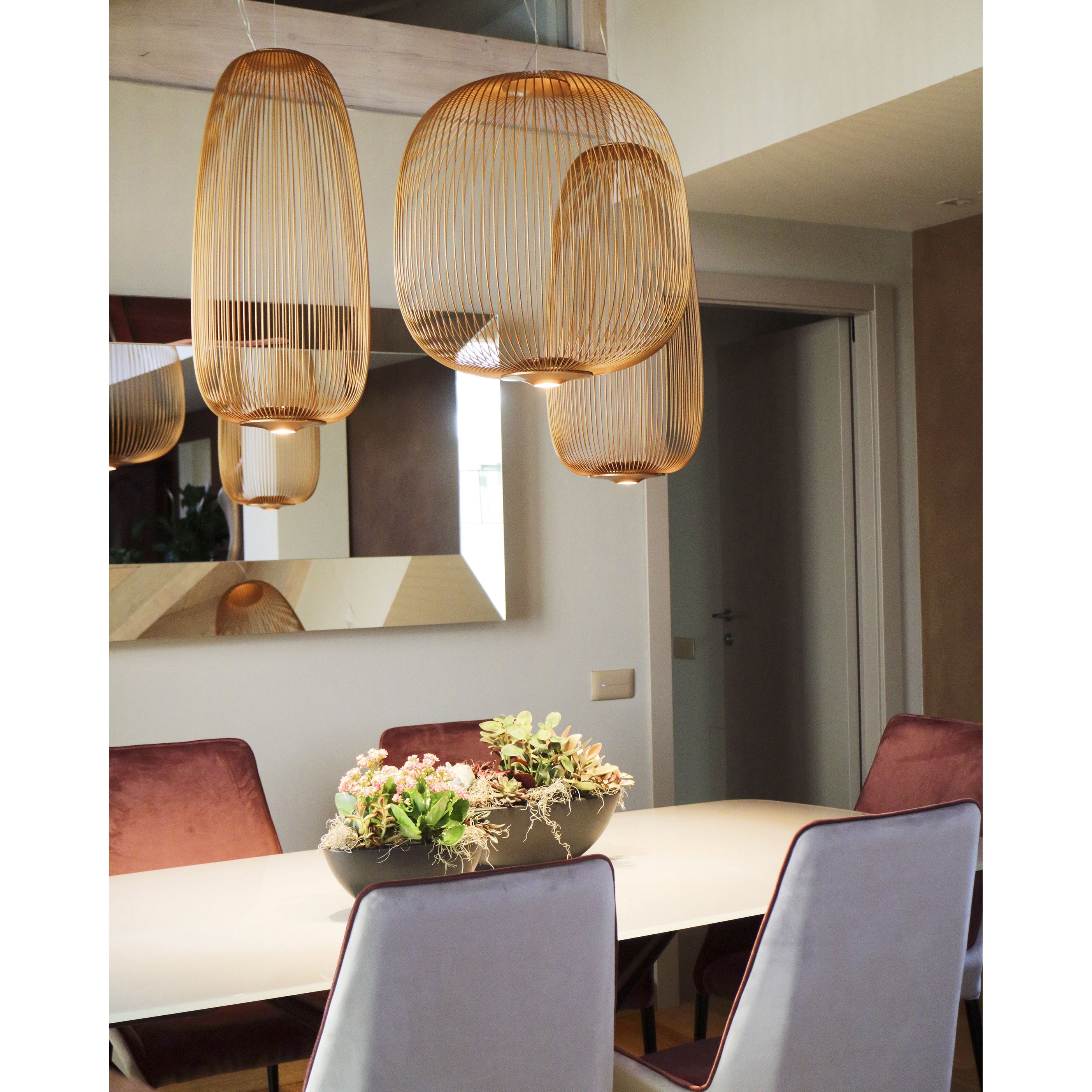 Vadorora Modern Minimalist Cage Pendant Lamp - Letslighting