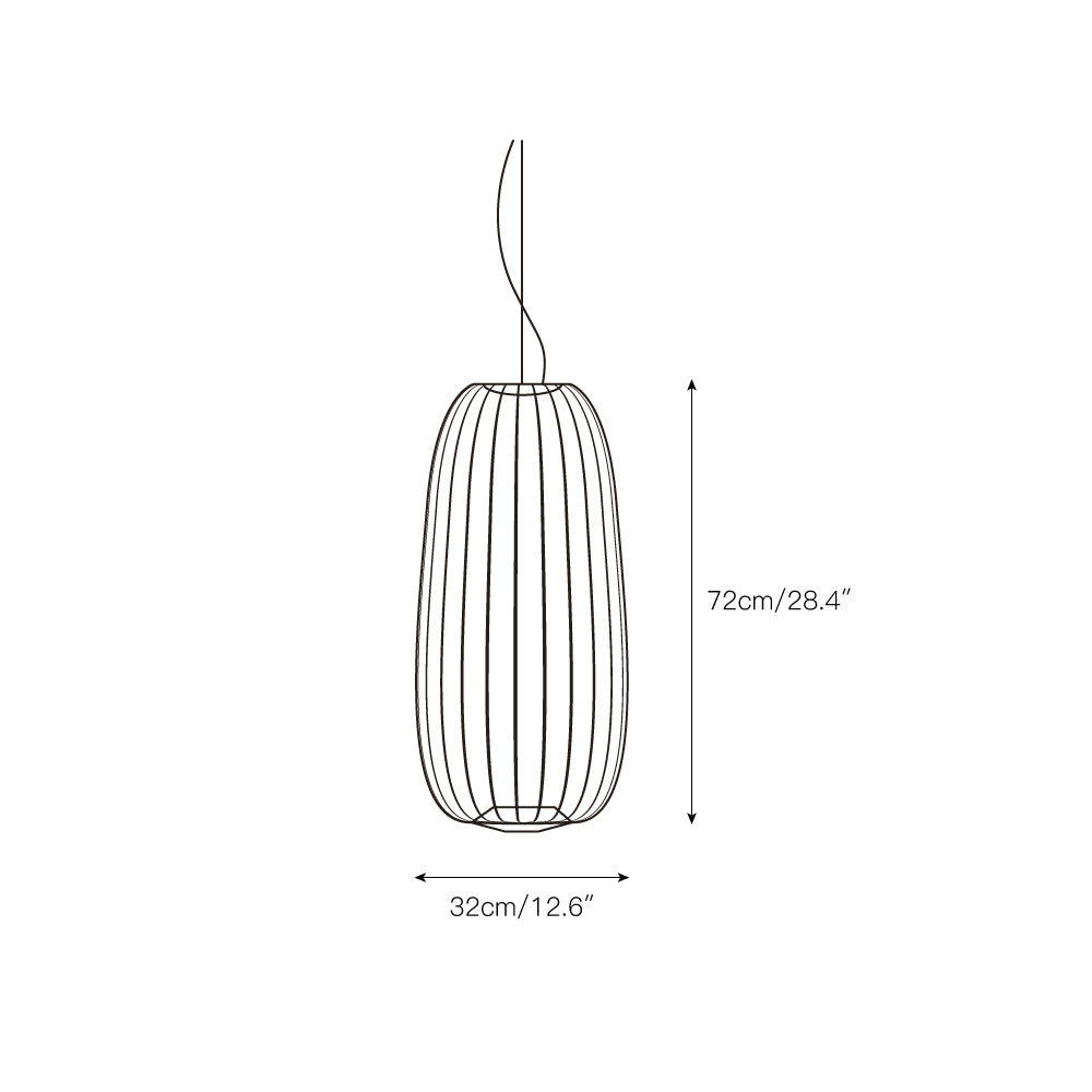 Vadorora Modern Minimalist Cage Pendant Lamp - Letslighting