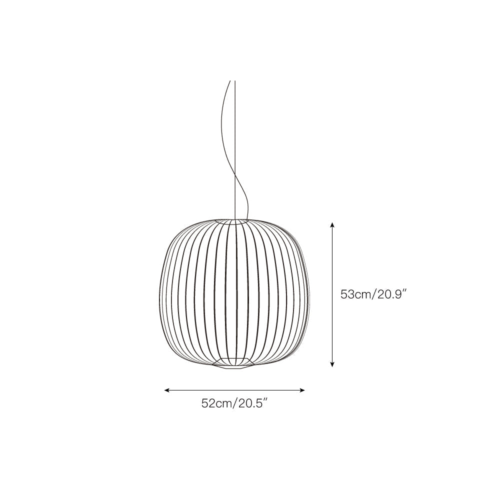 Vadorora Modern Minimalist Cage Pendant Lamp - Letslighting