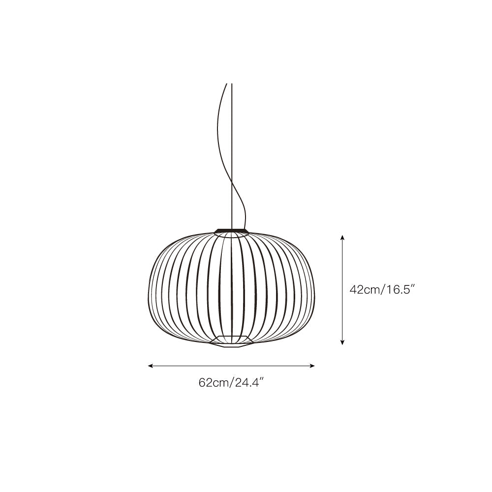 Vadorora Modern Minimalist Cage Pendant Lamp - Letslighting